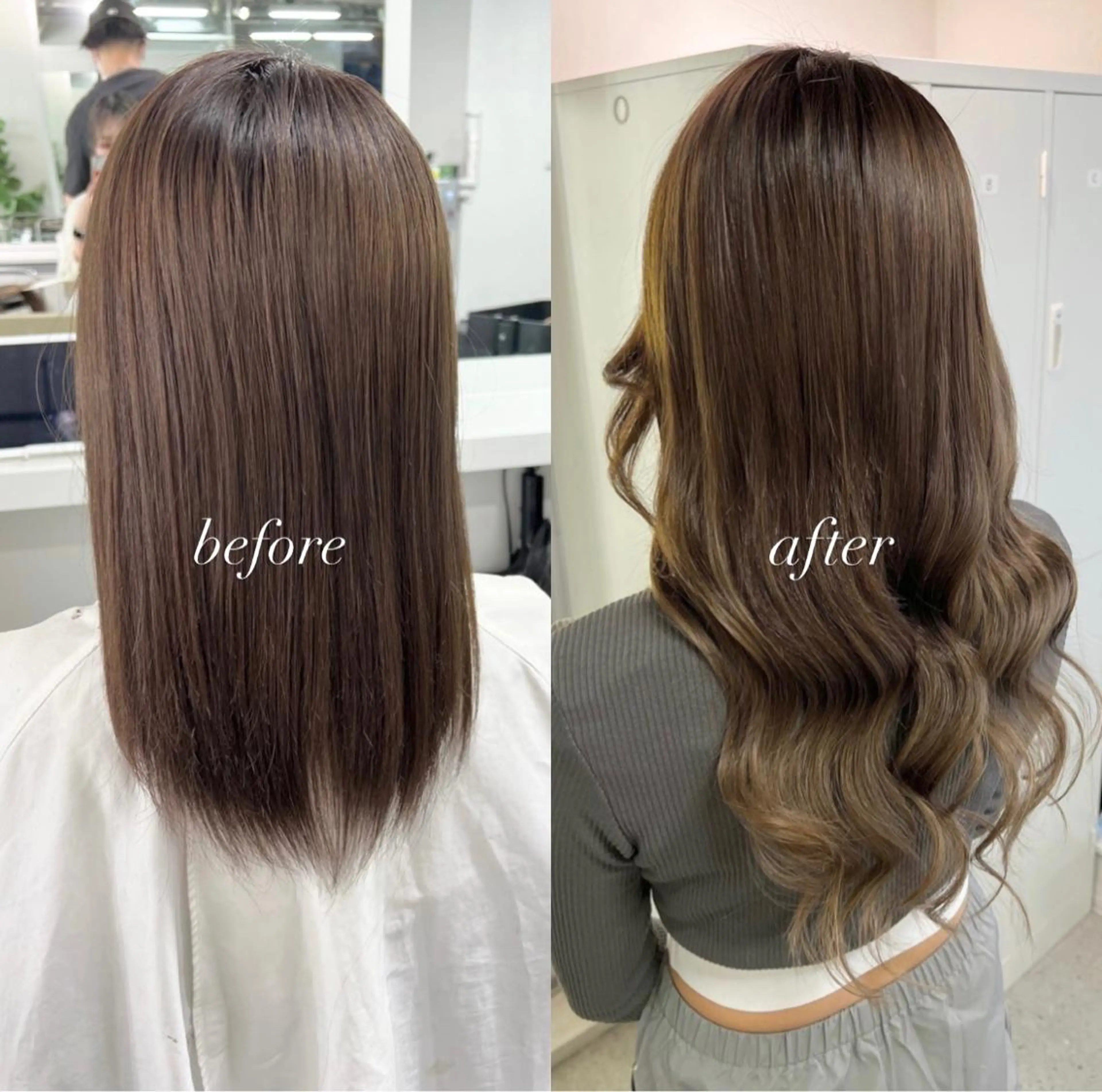 セミロング プルエクステ エクステ sio.nail&eyebrow salon shimokitazawa2号店所属・nailist mana𖤐´-のネイルデザイン