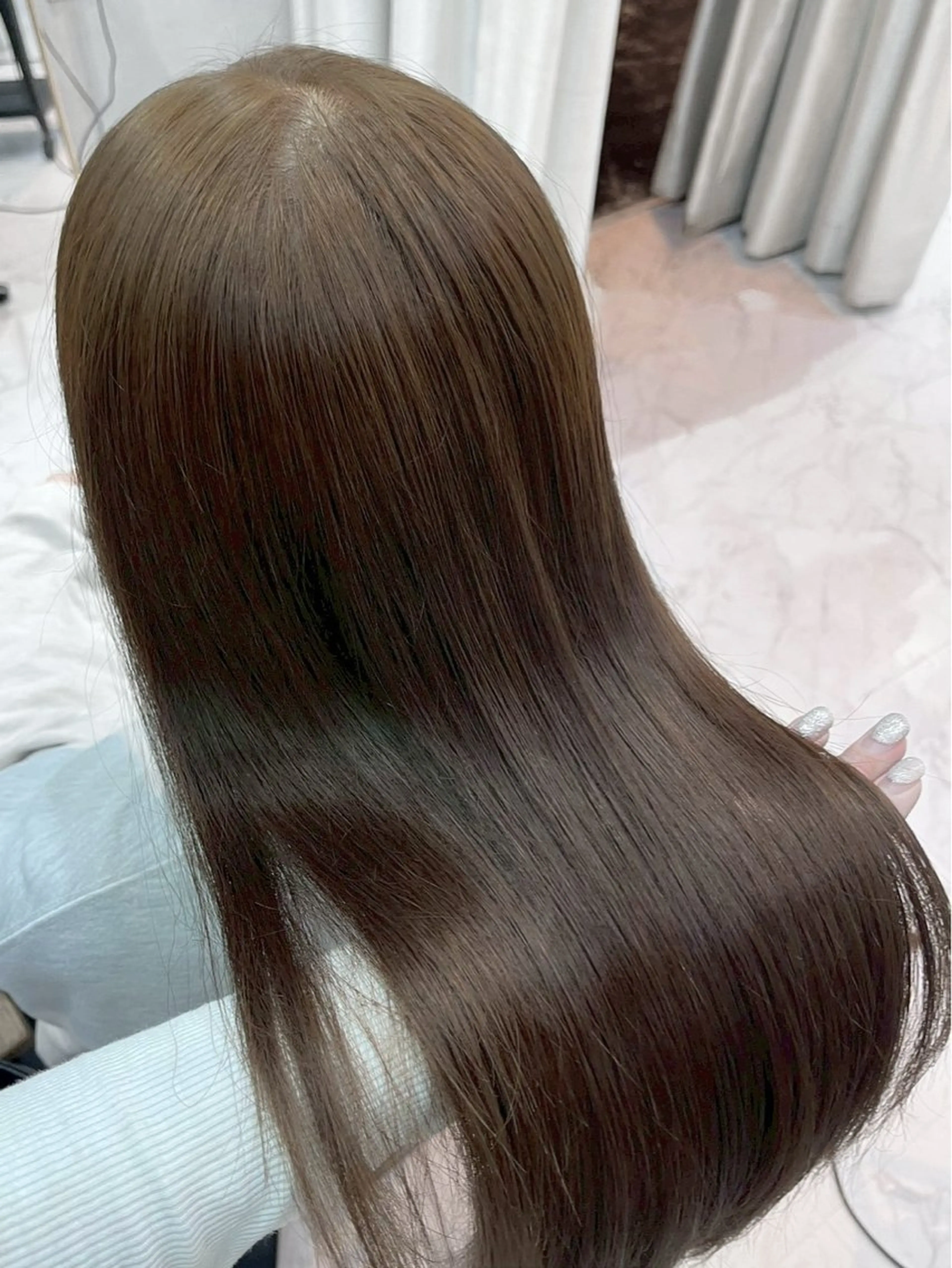 ロング カラー カット ヘアカラー トリートメント ハイトーン/韓国風/ 艶髪/吉祥寺のヘアスタイル