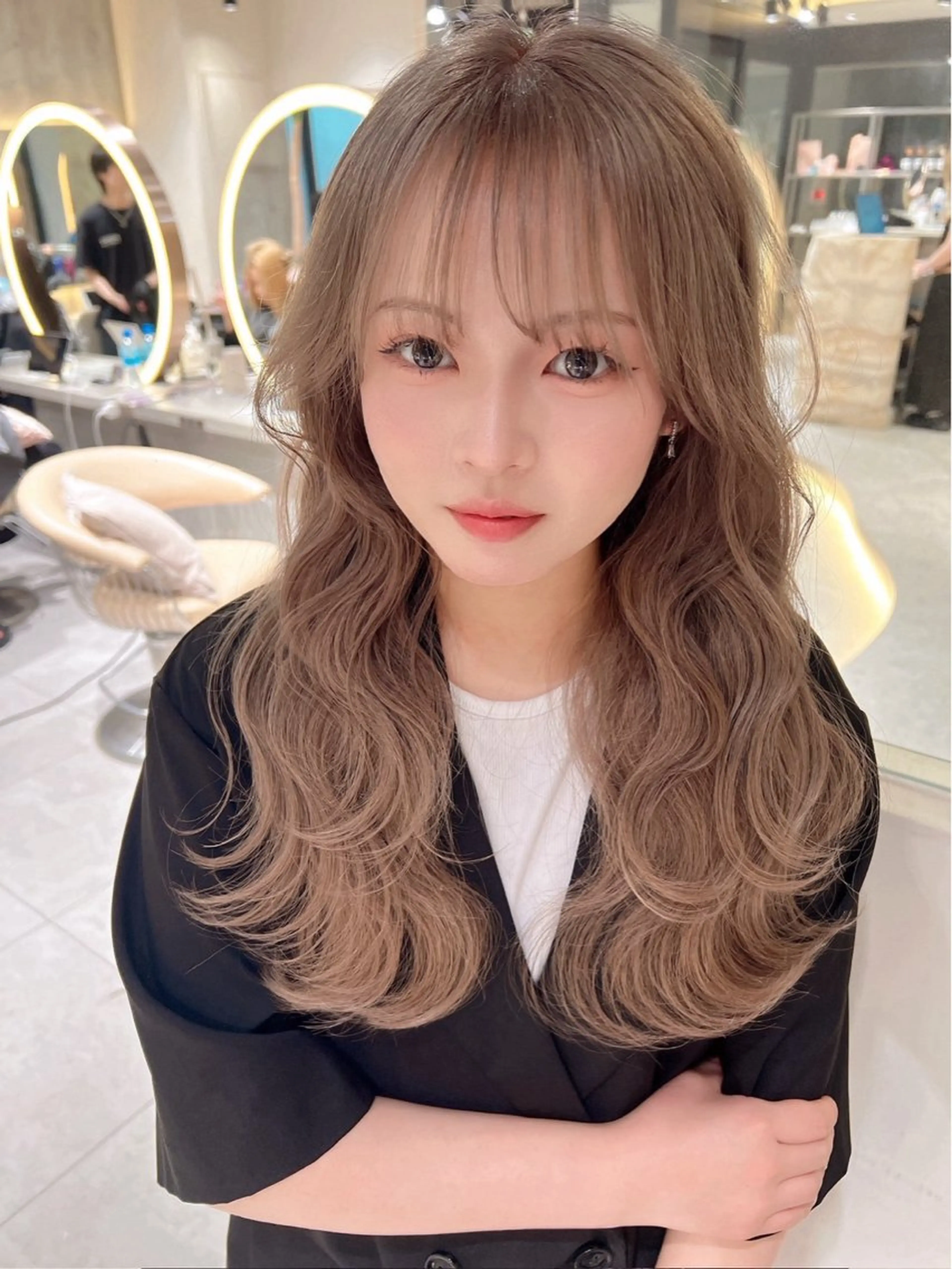 カラー ヘアカラー Lond mare所属・あ い か 🎀 レイヤーカットのヘアスタイル