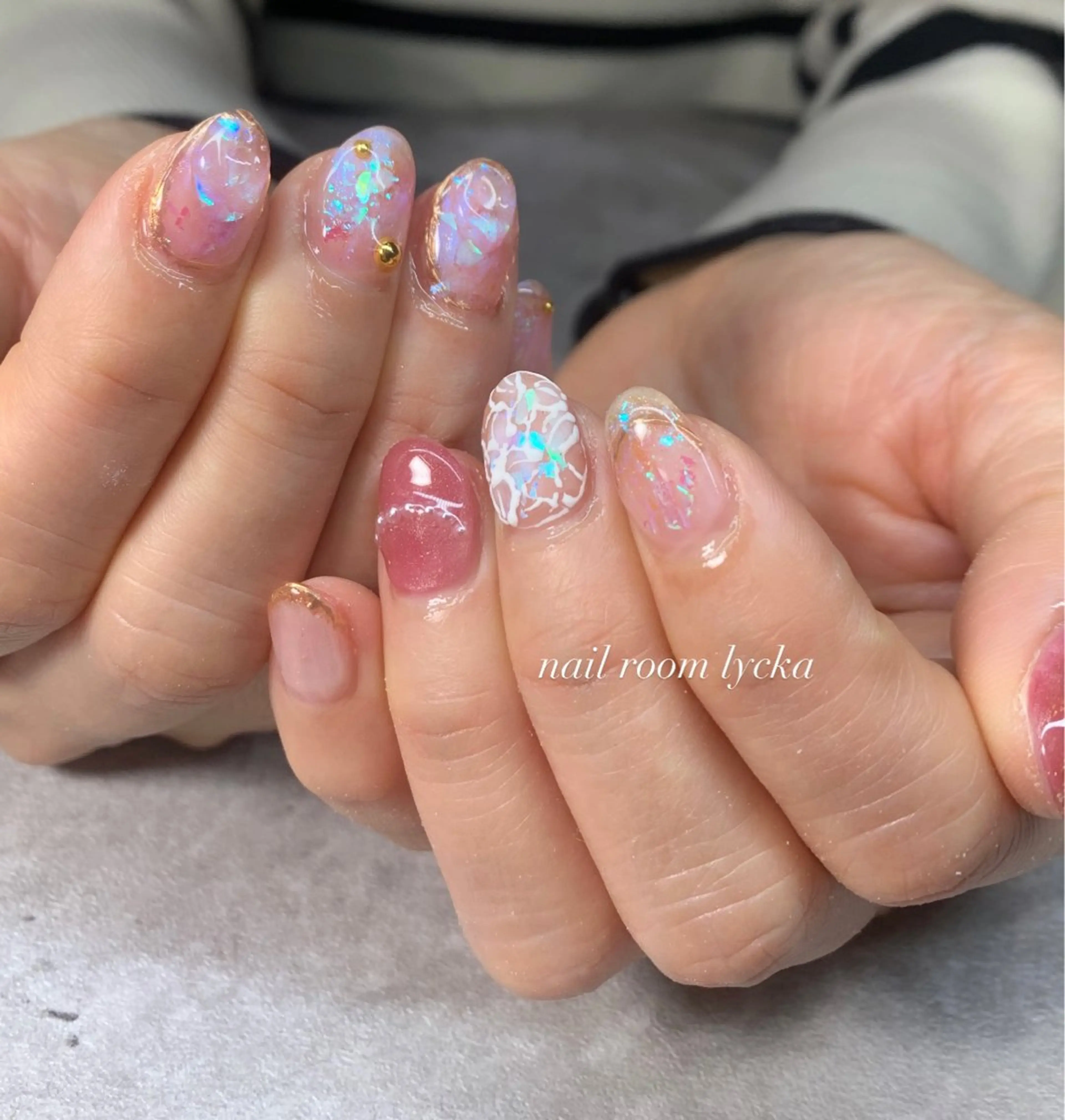 ネイル ﾈｲﾙﾙｰﾑﾘｯｶ 𝐦𝐚𝐲𝐮のネイルデザイン