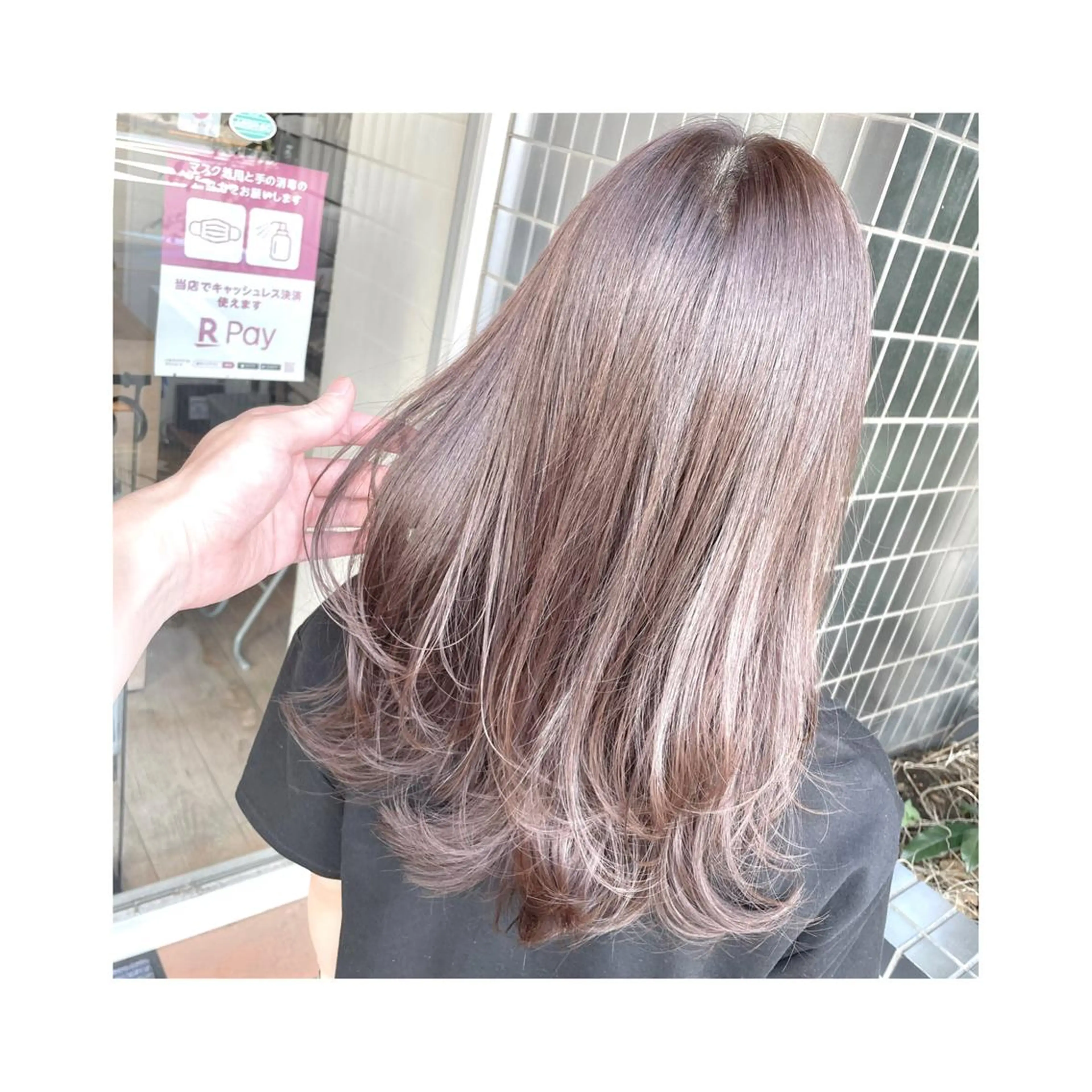 セミロング カラー カット ヘアカラー トリートメント ish by fan .代表✂️木谷宏夢のヘアスタイル