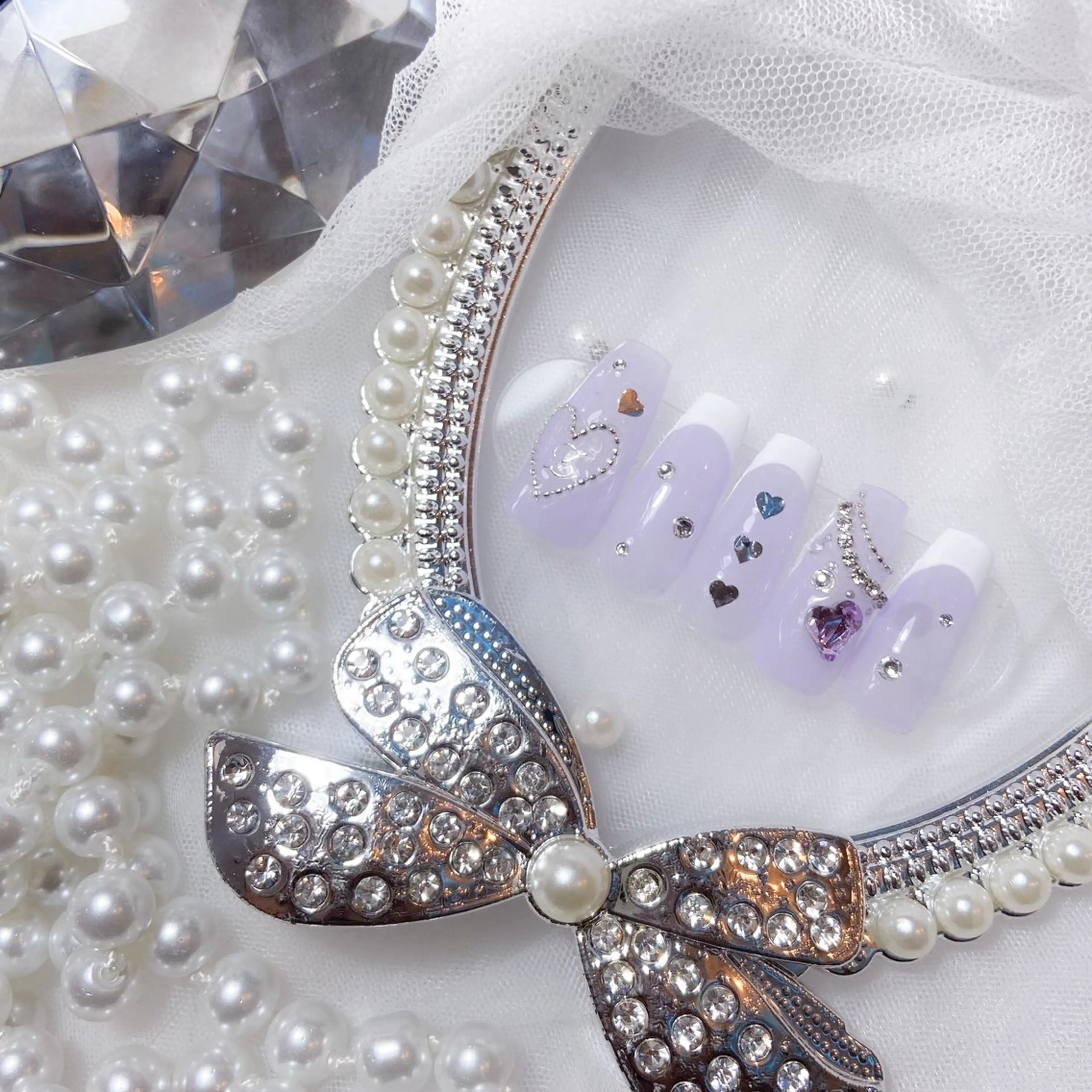 ネイル ジェルネイル 韓国ネイル ミラーネイル パラジェル シンプルネイル tomo Hwanyのネイルデザイン