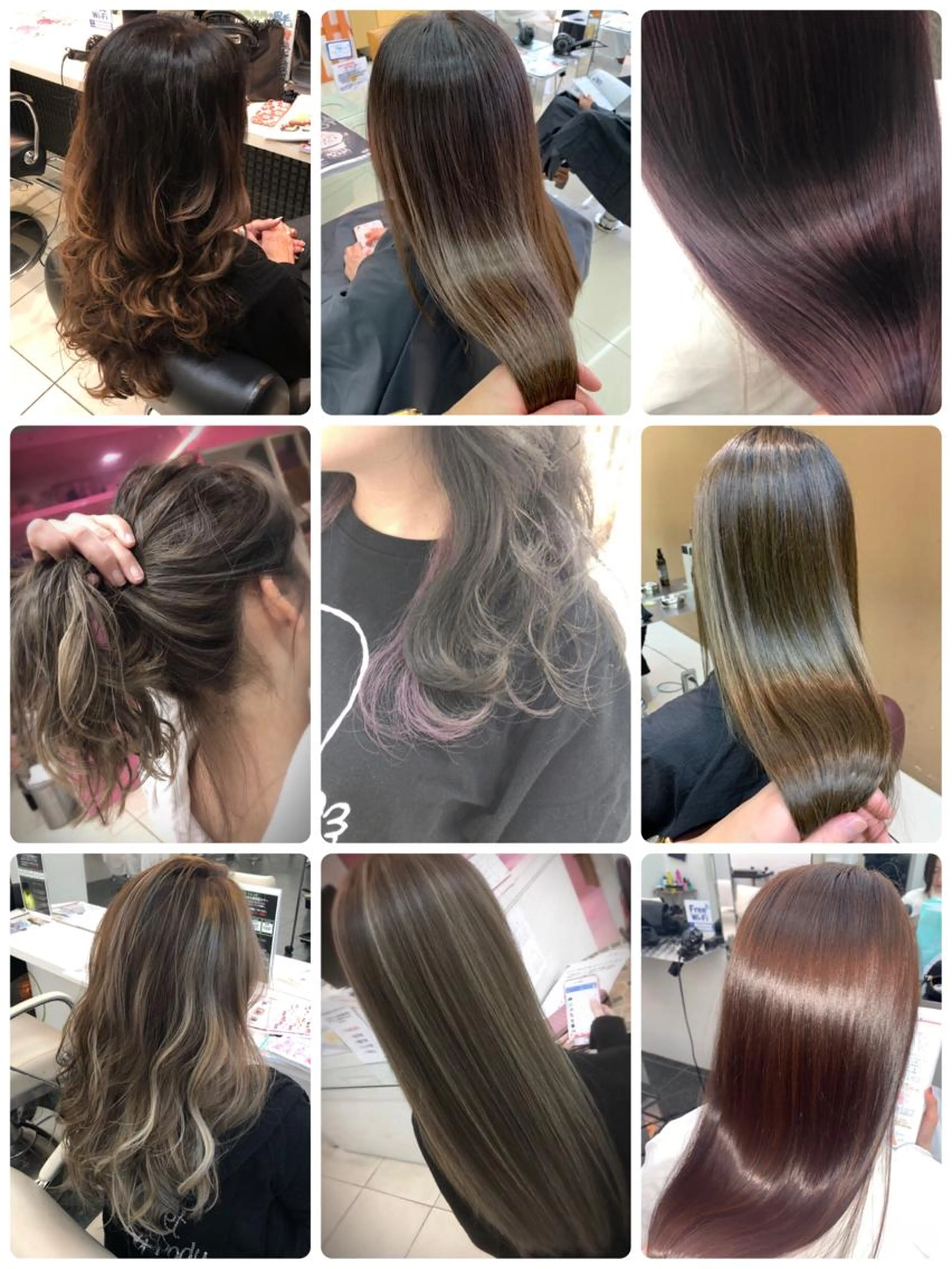 🌈ツヤ髪実感🥺🌈艶カラー全体染め➕オージュア5Stepトリートメント😆🙌髪質に合わせて選べてダメージ毛撲滅😎の写真