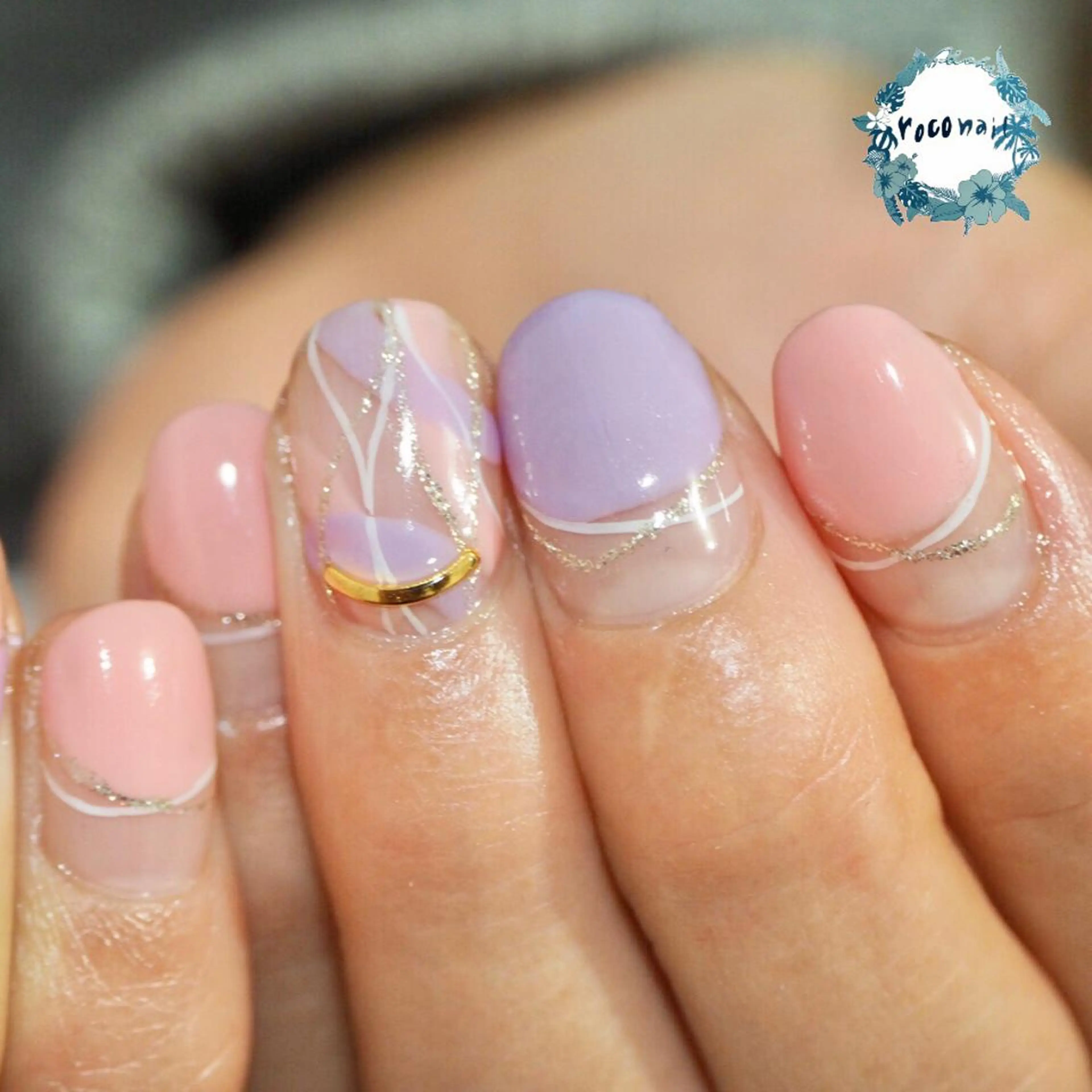 ネイル フットネイル フレンチネイル オフィスネイル ハンドネイル roconail ヒロコのネイルデザイン