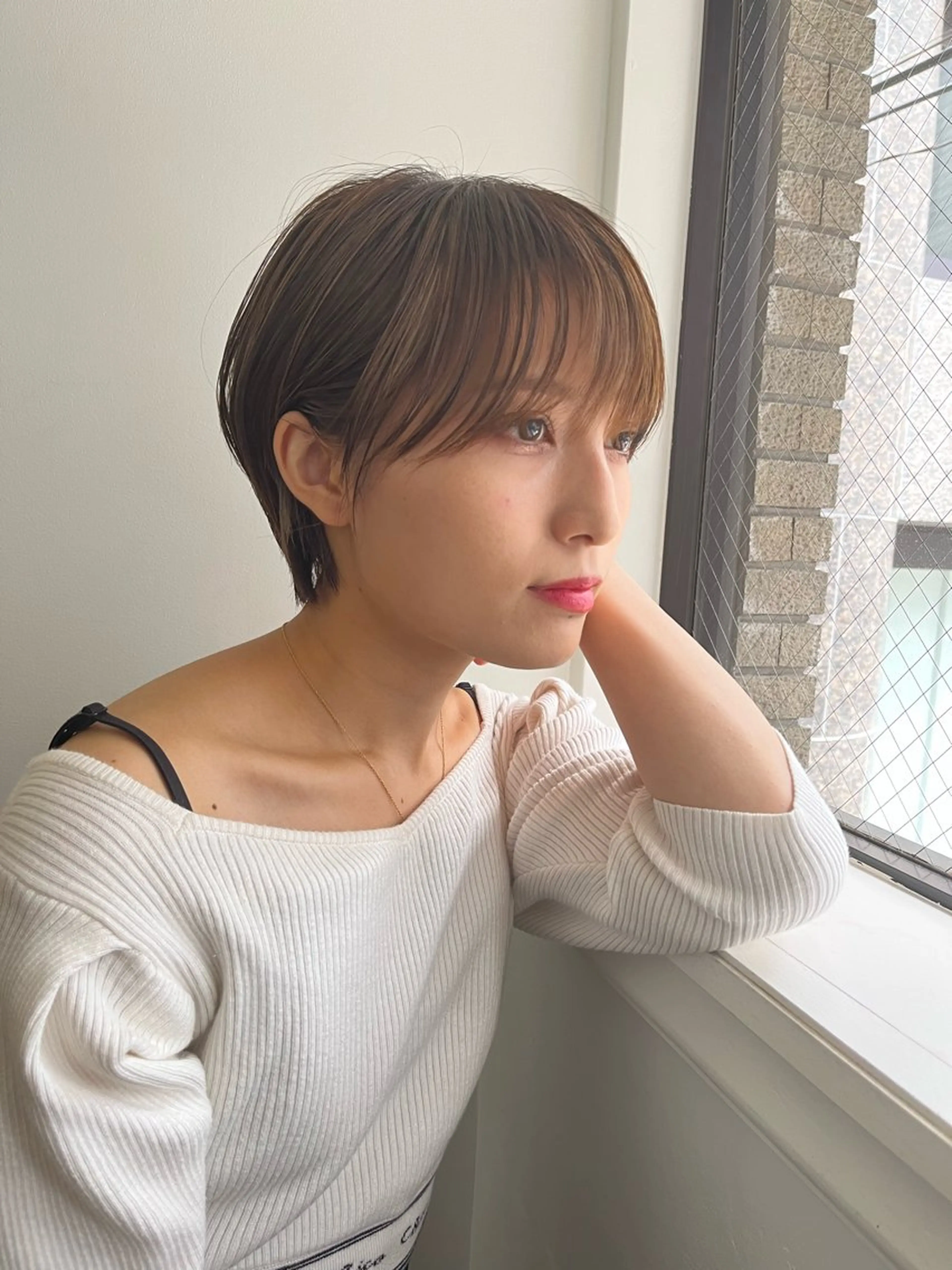 ショート カラー パーマ nico 麻生 やまざきれいのヘアスタイル