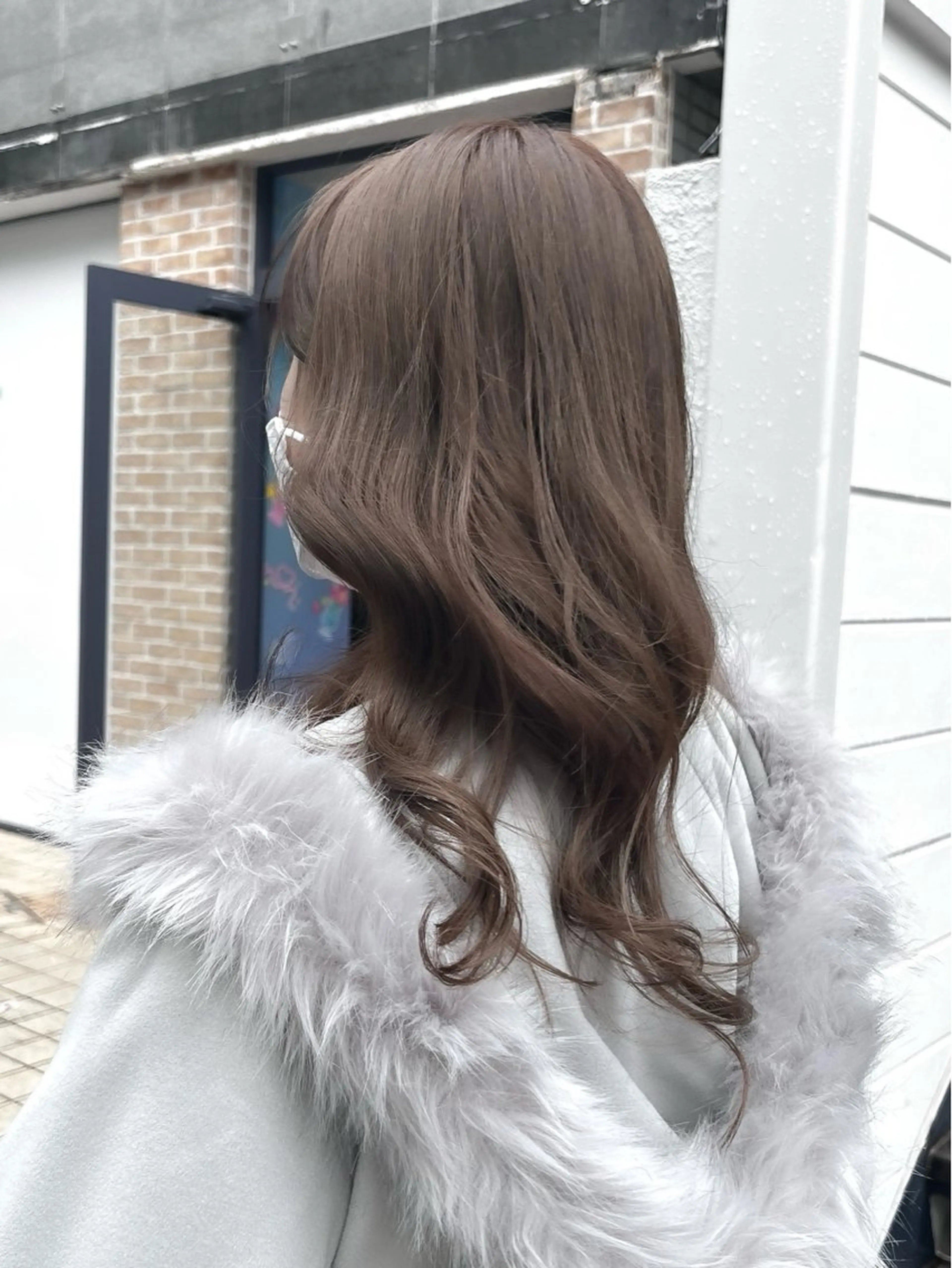 セミロング カラー ブリーチ 透明感カラー ダブルカラー ブリーチなしカラー カット ヘアカラー トリートメント ブリーチなし/カラー 専門店ASOBIのヘアスタイル