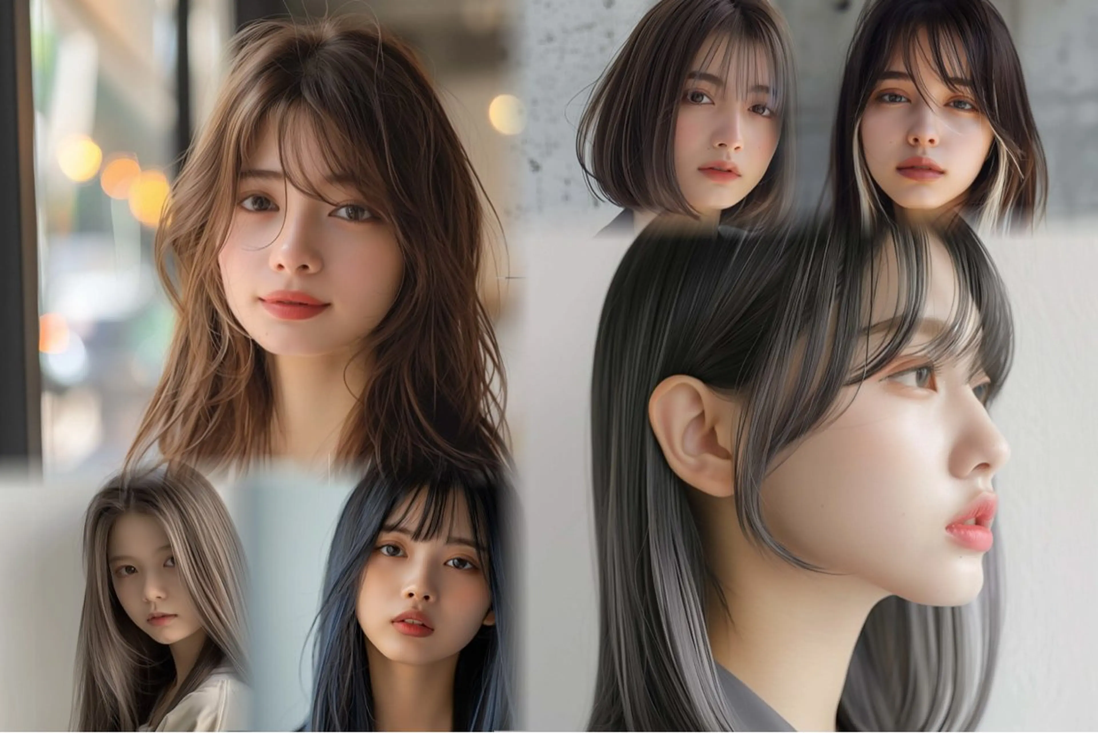 セミロング カラー パーマ ViVi by freedomのヘアスタイル