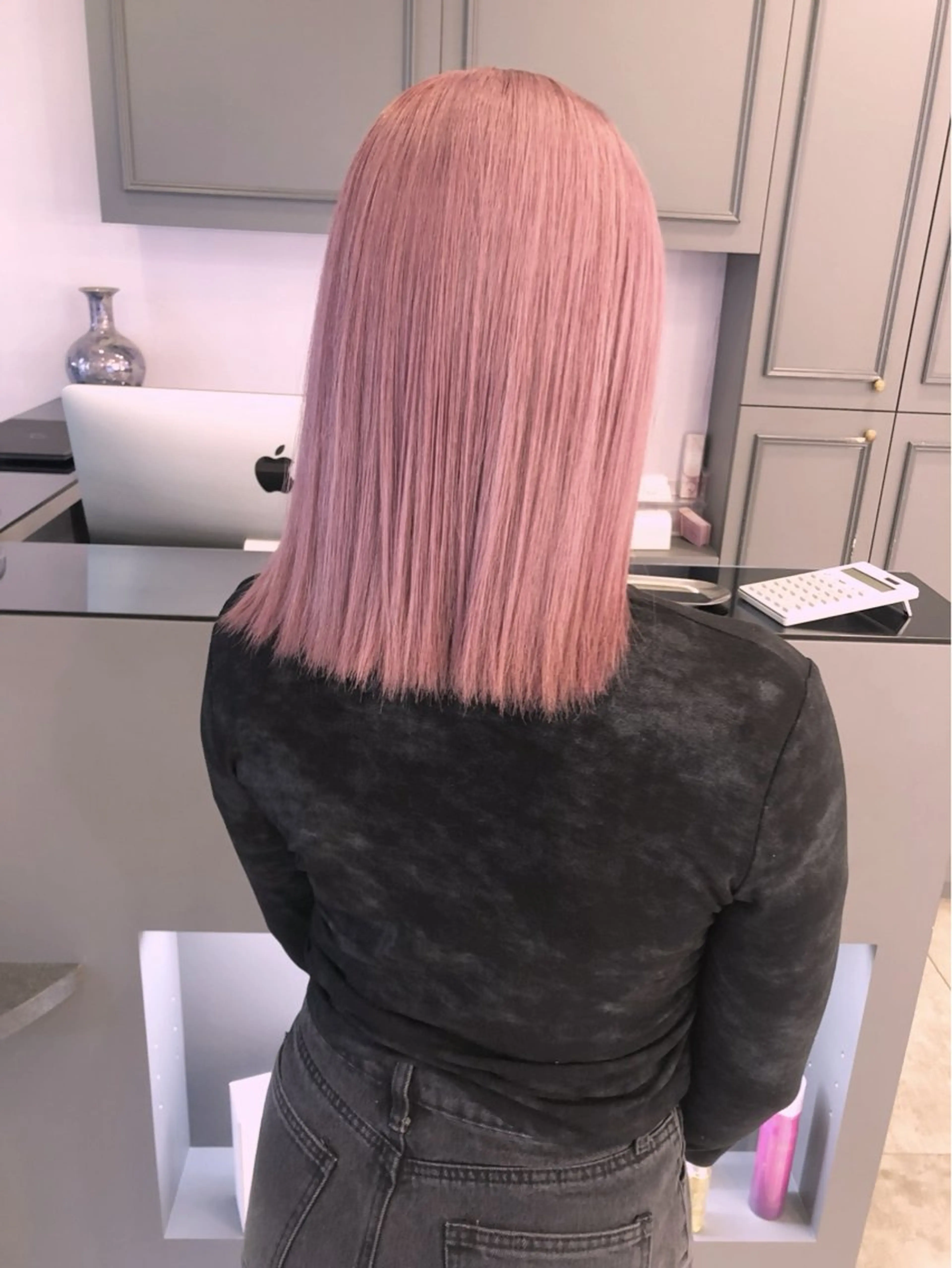 ミディアム カラー ヘアカラー トリートメント Noe心斎橋所属・Noe心斎橋 堀田 朋宏のヘアスタイル