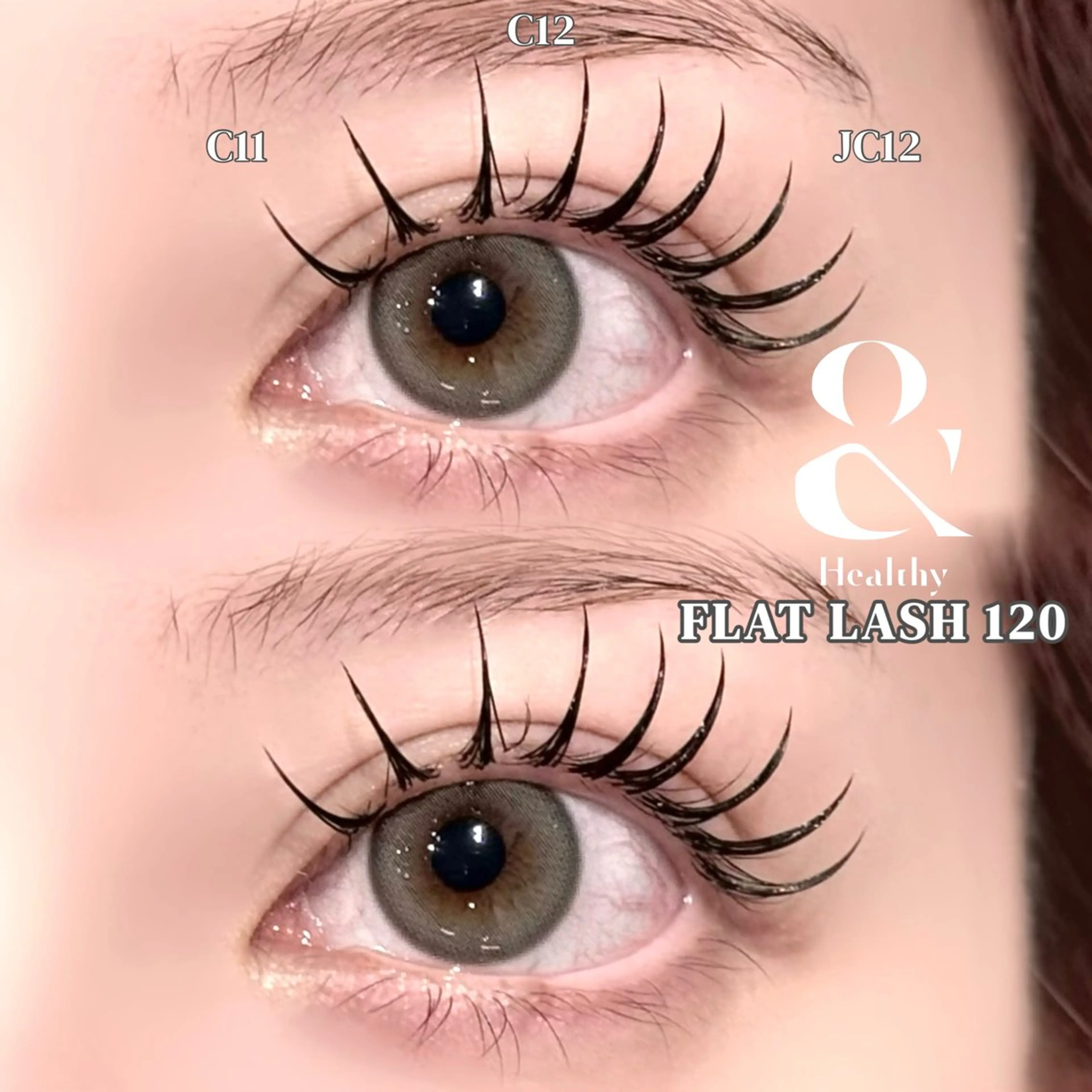 マツエク・マツパ 束感まつ毛 フラットラッシュ マツエク ＊OLIVIA池袋 ＊長友のマツエク・マツパデザイン