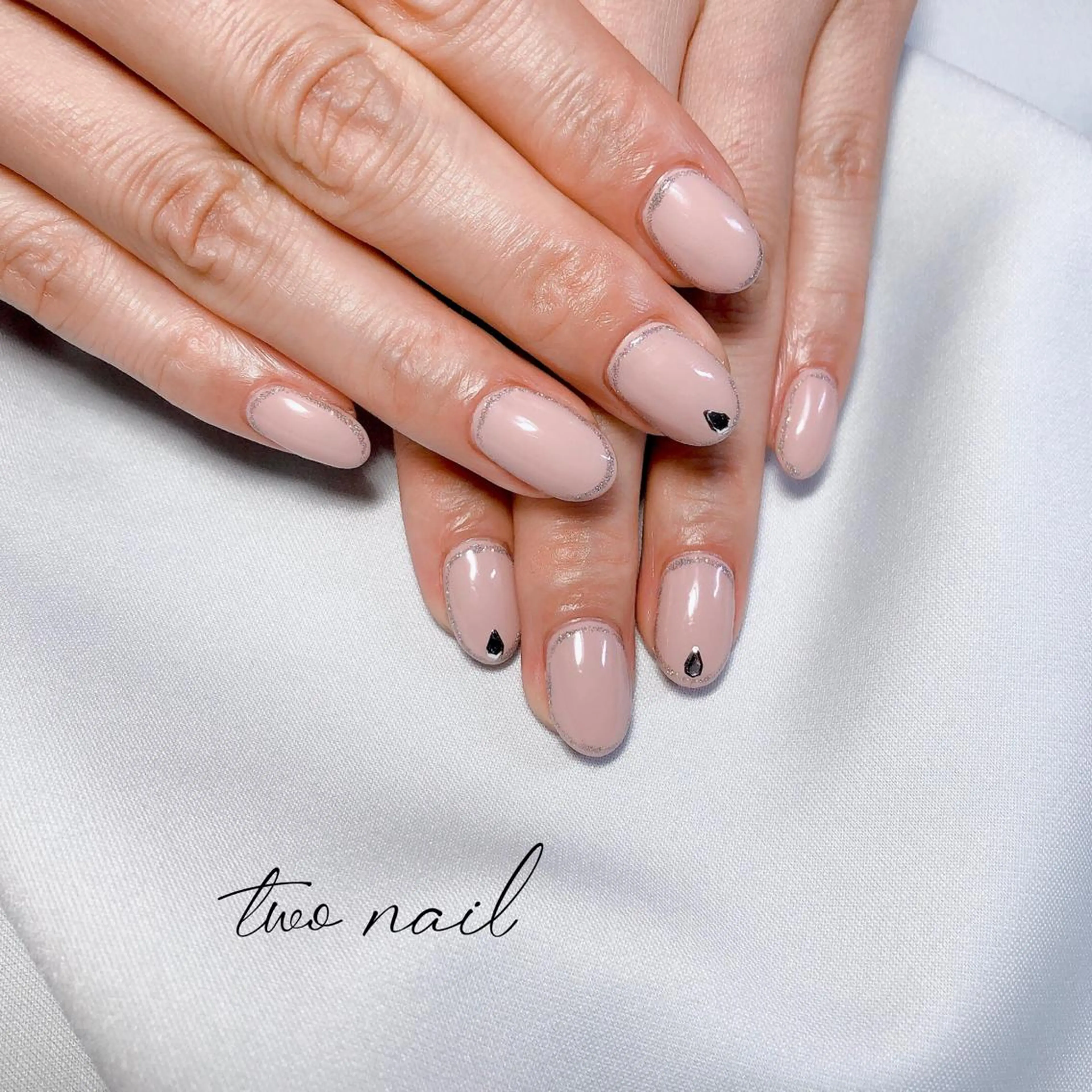 ネイル アートネイル オーロラネイル フットネイル ハート ニュアンスネイル two nailのネイルデザイン