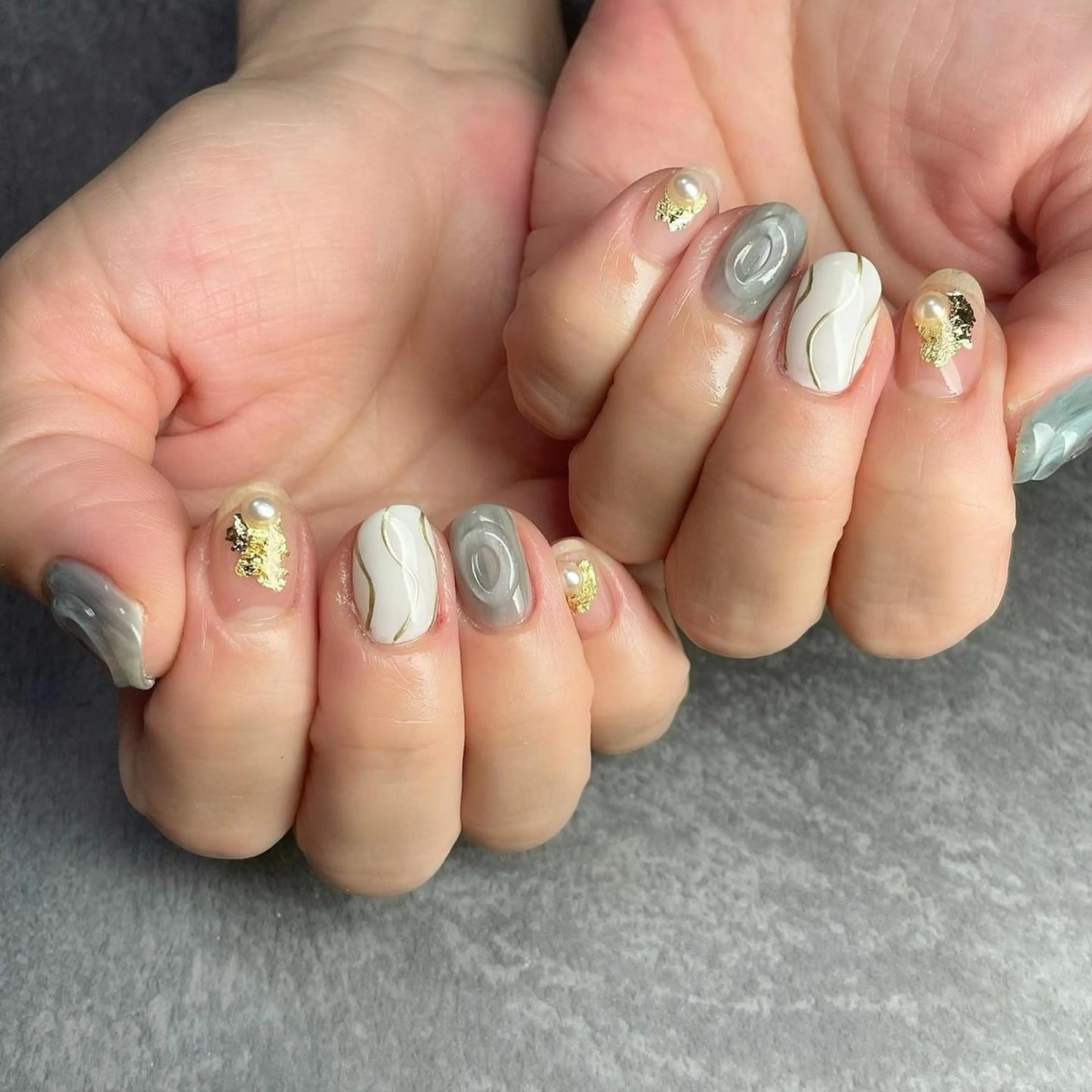 ネイル ニュアンスネイル ハンドネイル Mnail mayuのネイルデザイン