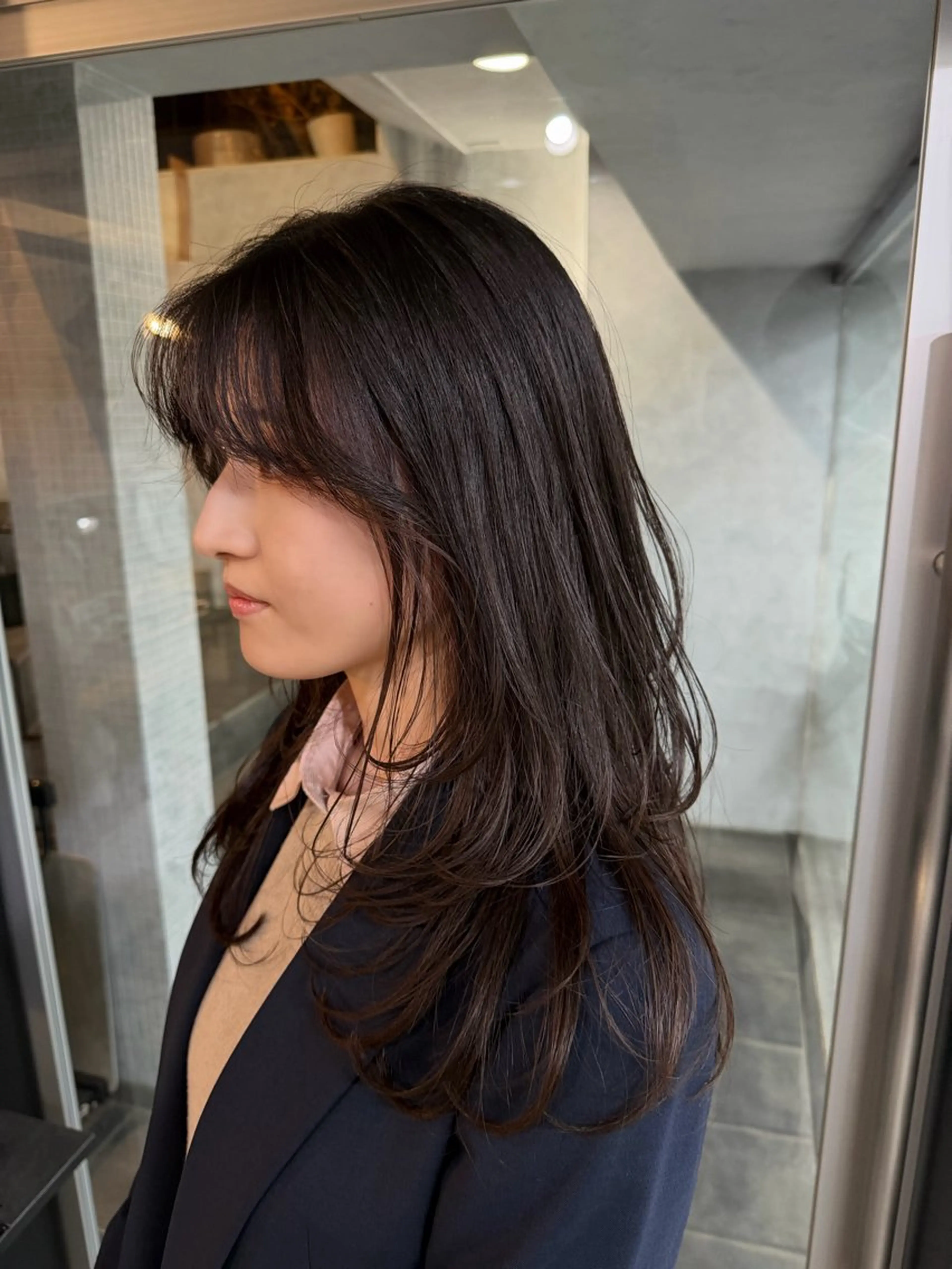 セミロング カット ヘアカラー You/中明度カラー 🎨3ヶ月持つカットのヘアスタイル