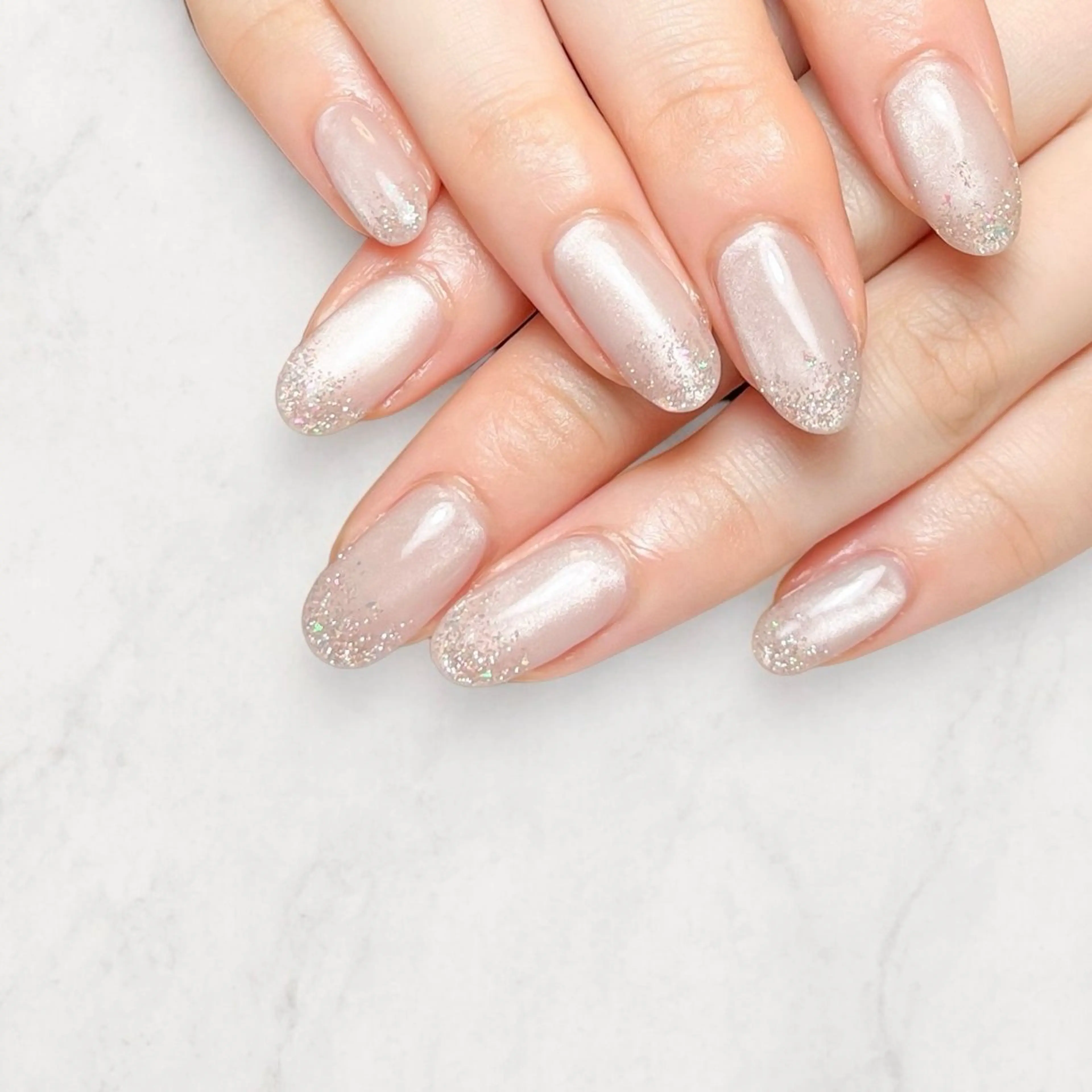 ネイル フラッシュネイル ラメ(グリッター) ハンドネイル private acottoのネイルデザイン