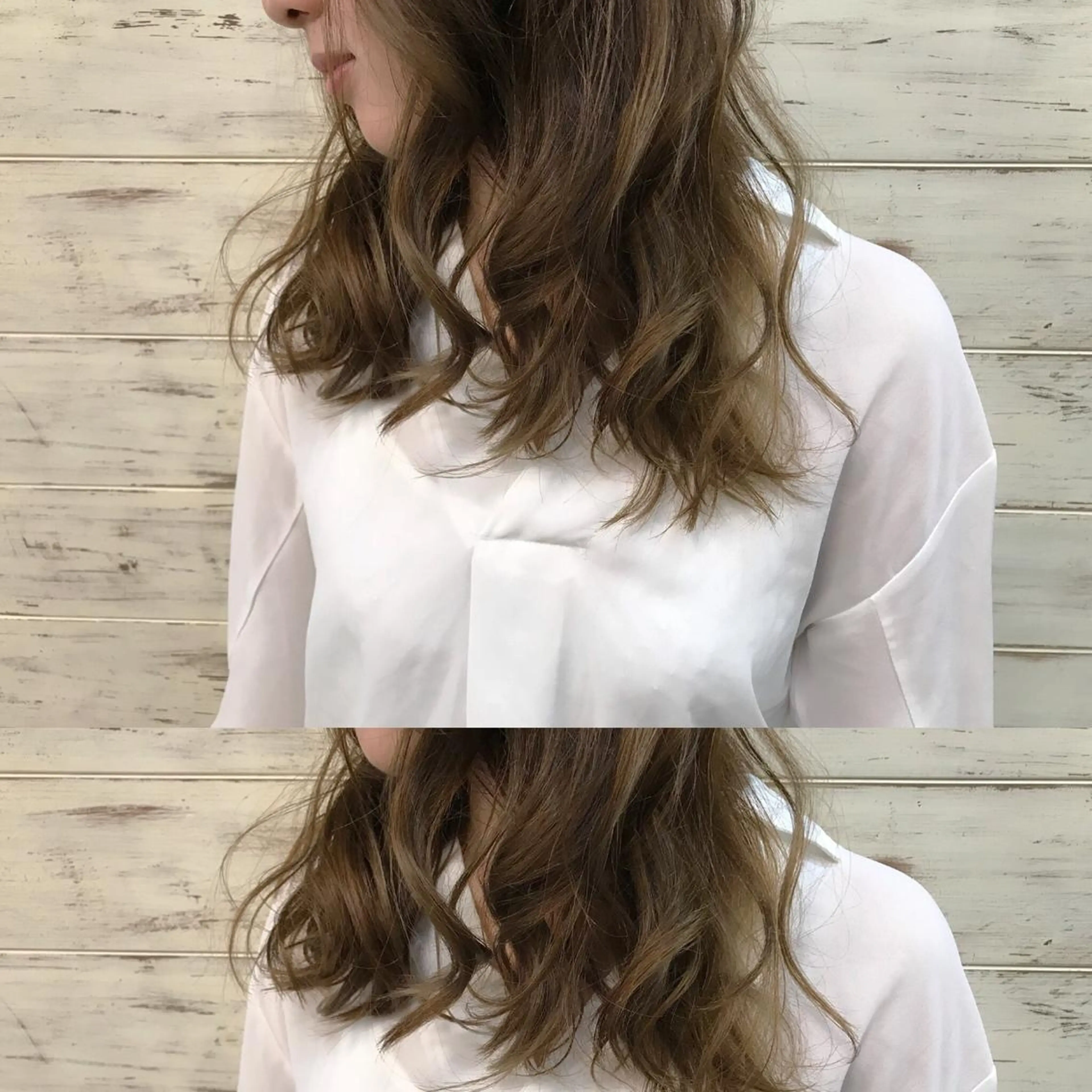 カラー バレイヤージュ カット ヘアカラー トリートメント 日比 貴大/ minim hairのヘアスタイル