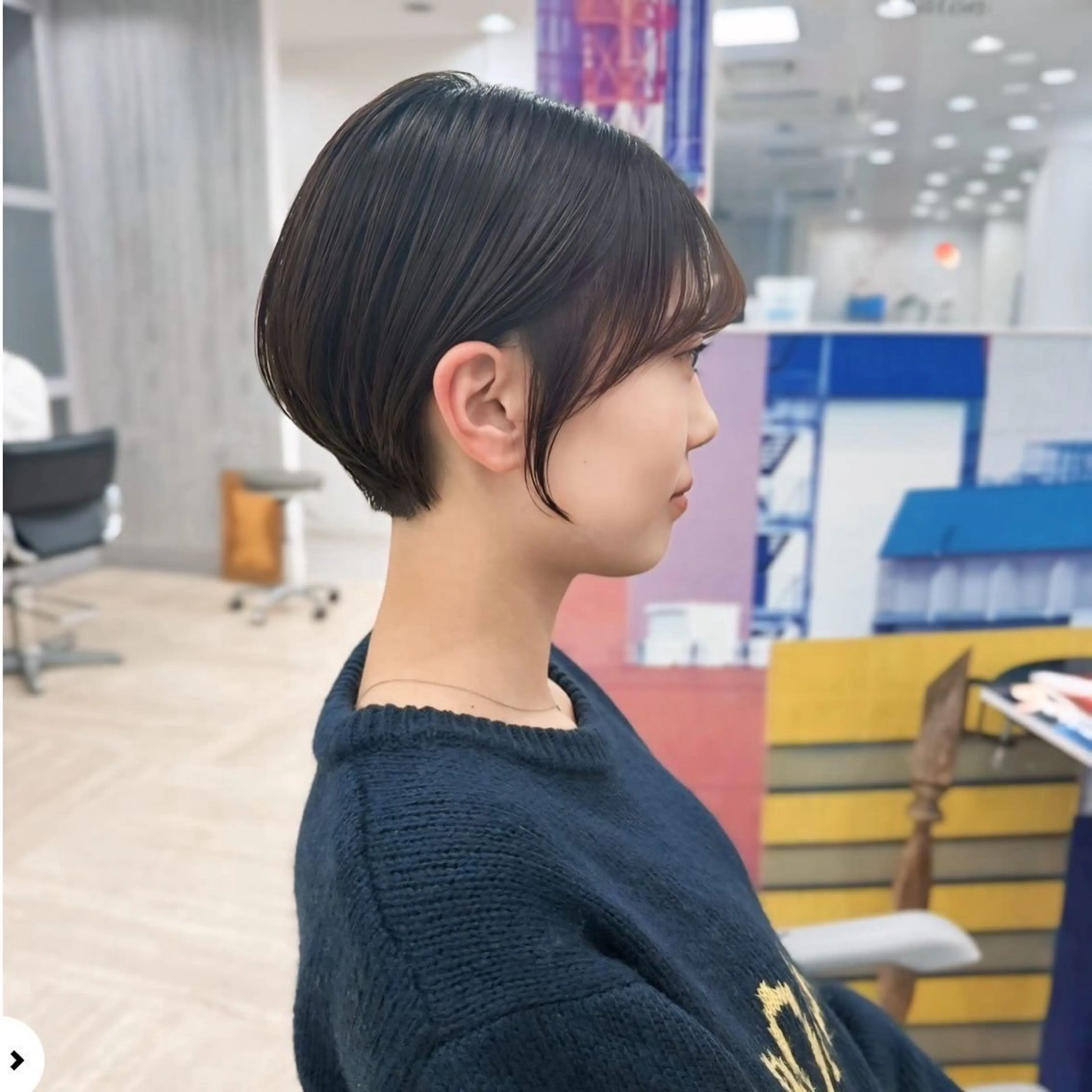 ショート ショートボブ ボブ ショートヘア 小顔カット 🌷ちひろ/ショート /パーマ🌷のヘアスタイル