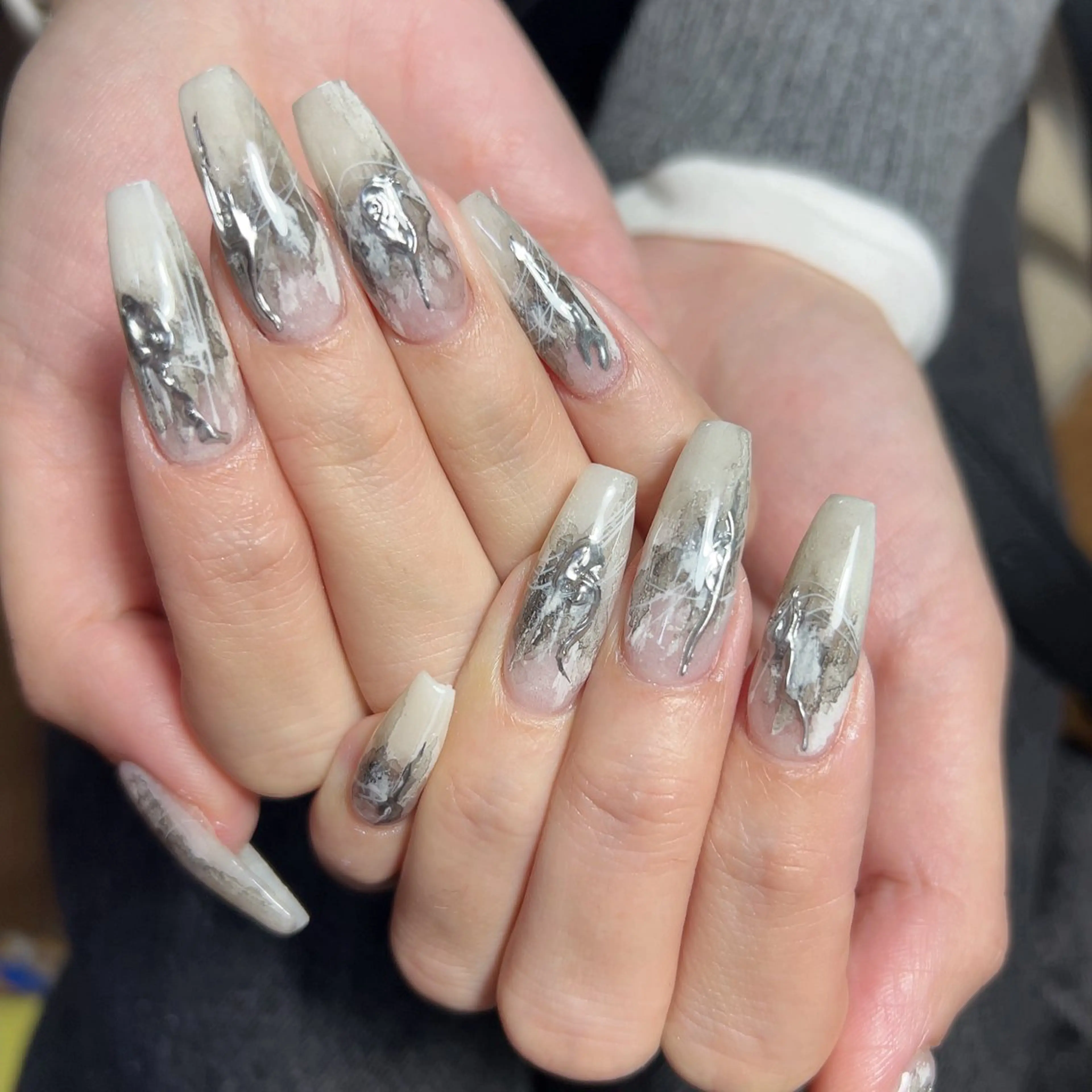 ネイル M🌷nail 長さだし専門店のネイルデザイン