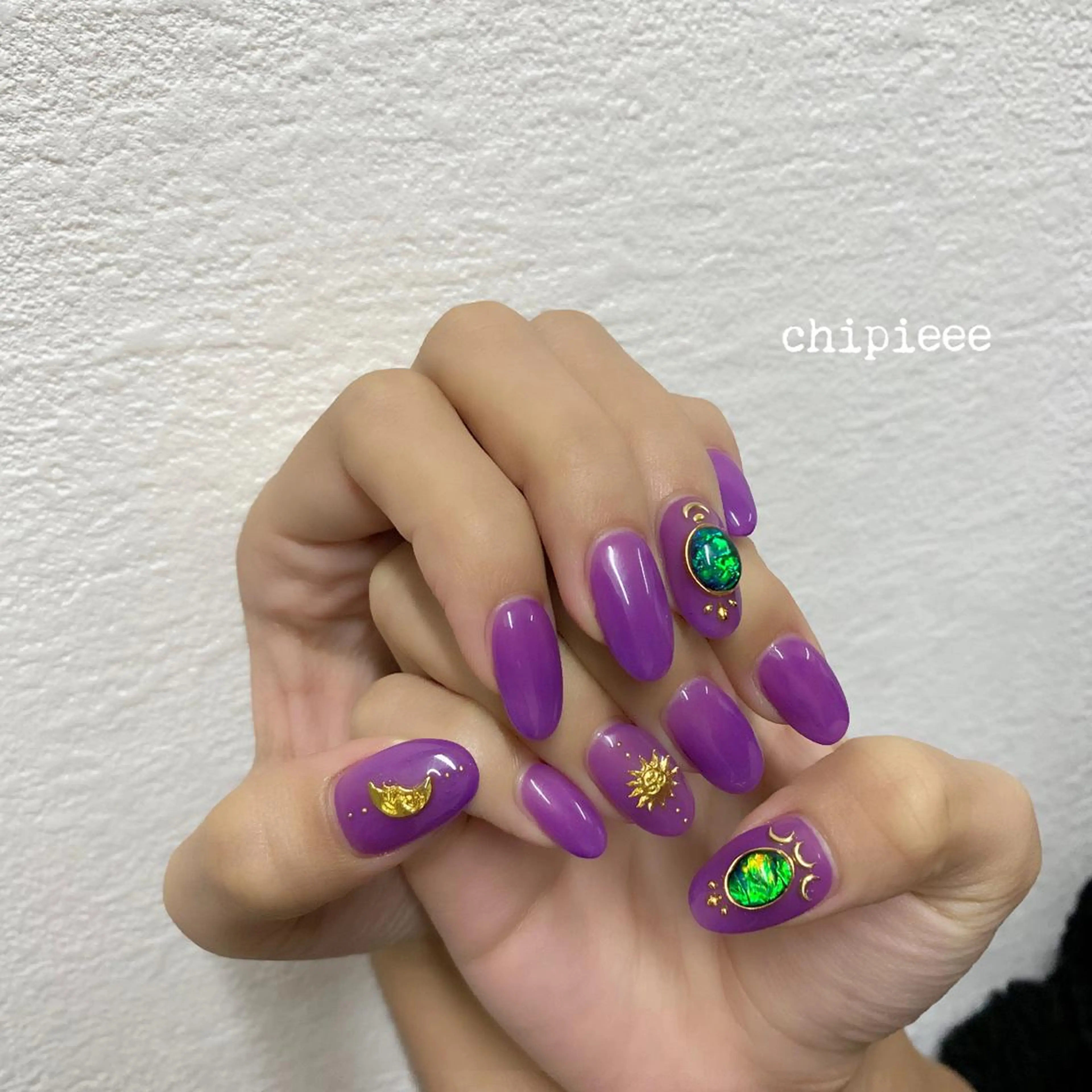 ネイル ワンカラーネイル charme所属・. SHIORIのネイルデザイン