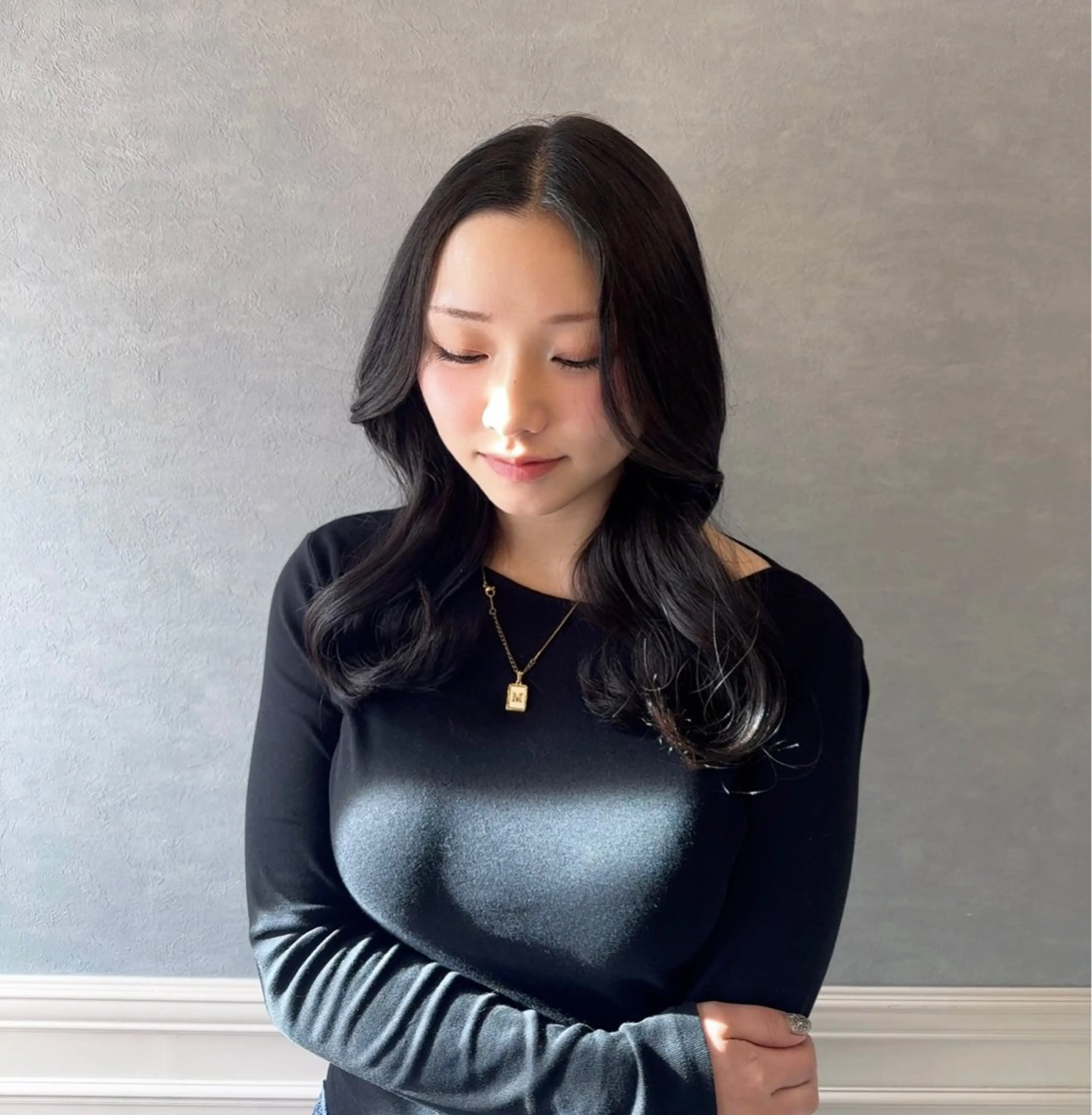 ロング カラー ヘアアレンジ 美容casita カシータ所属・Nagumo Mizukiのヘアスタイル