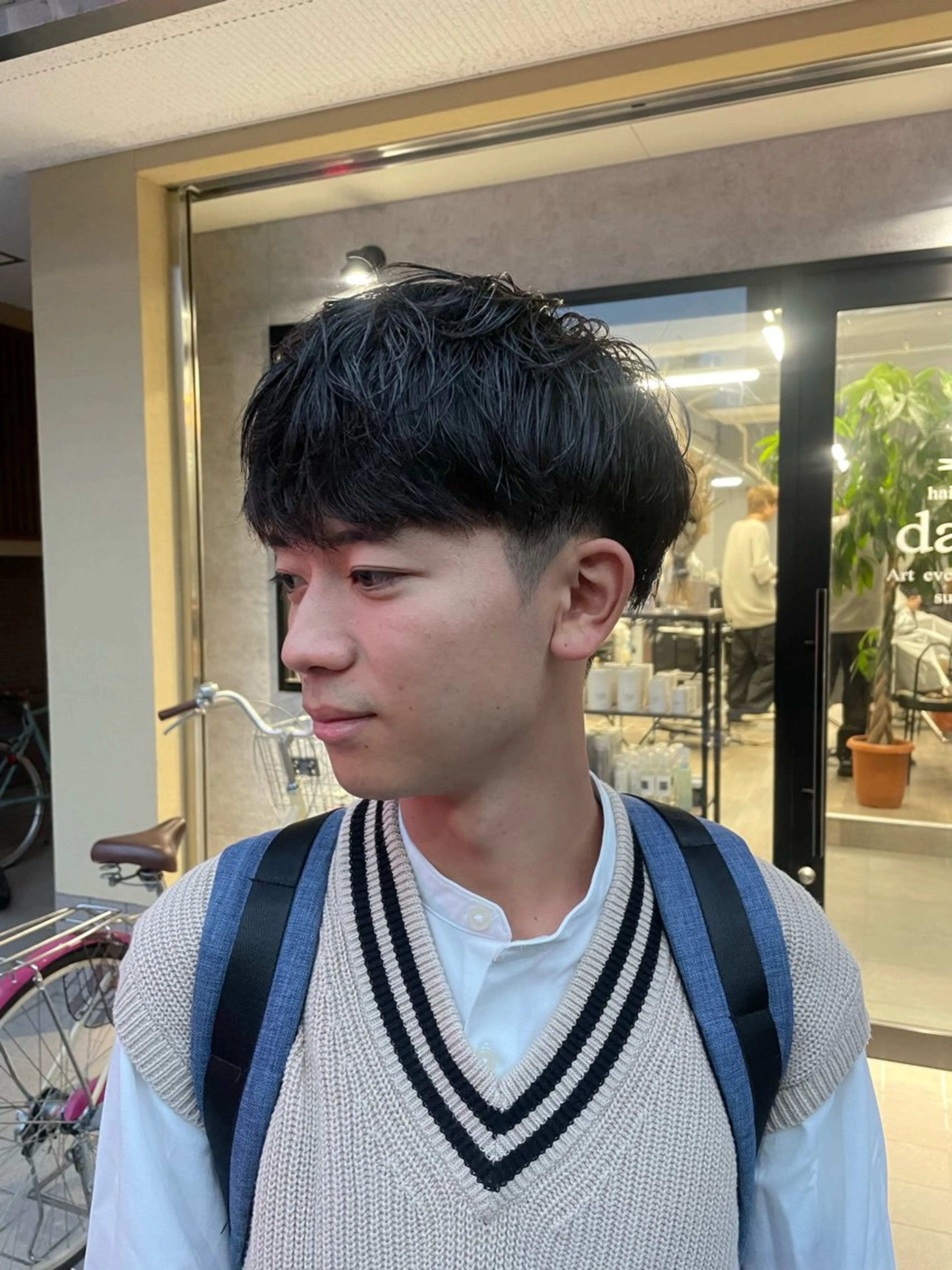 メンズ メンズパーマ カット ヘアカラー トリートメント darts所属・マツダ レンのヘアスタイル