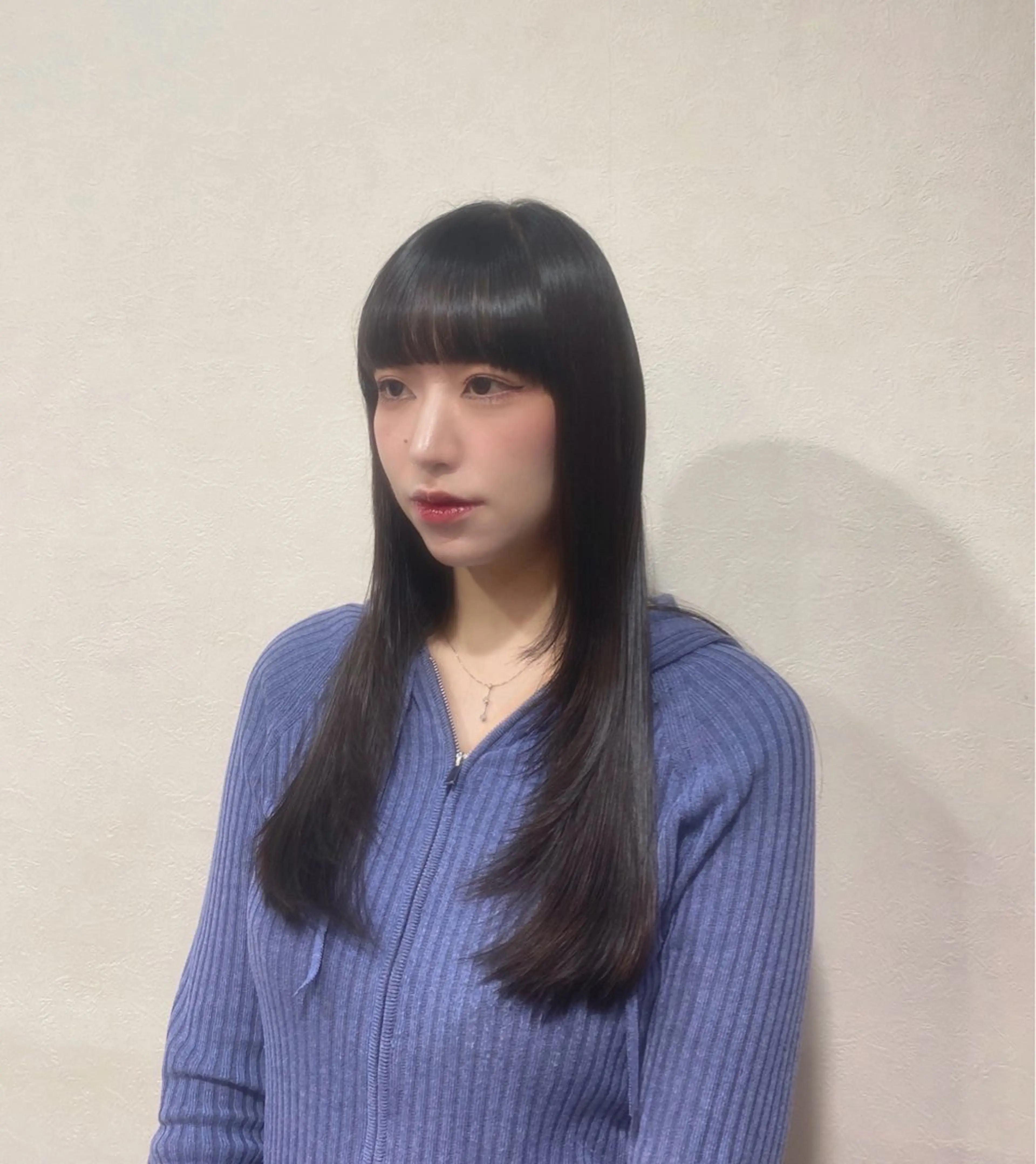 ロング ワイドバング カット Hosaki🎀 池袋：パーマ🩶のヘアスタイル