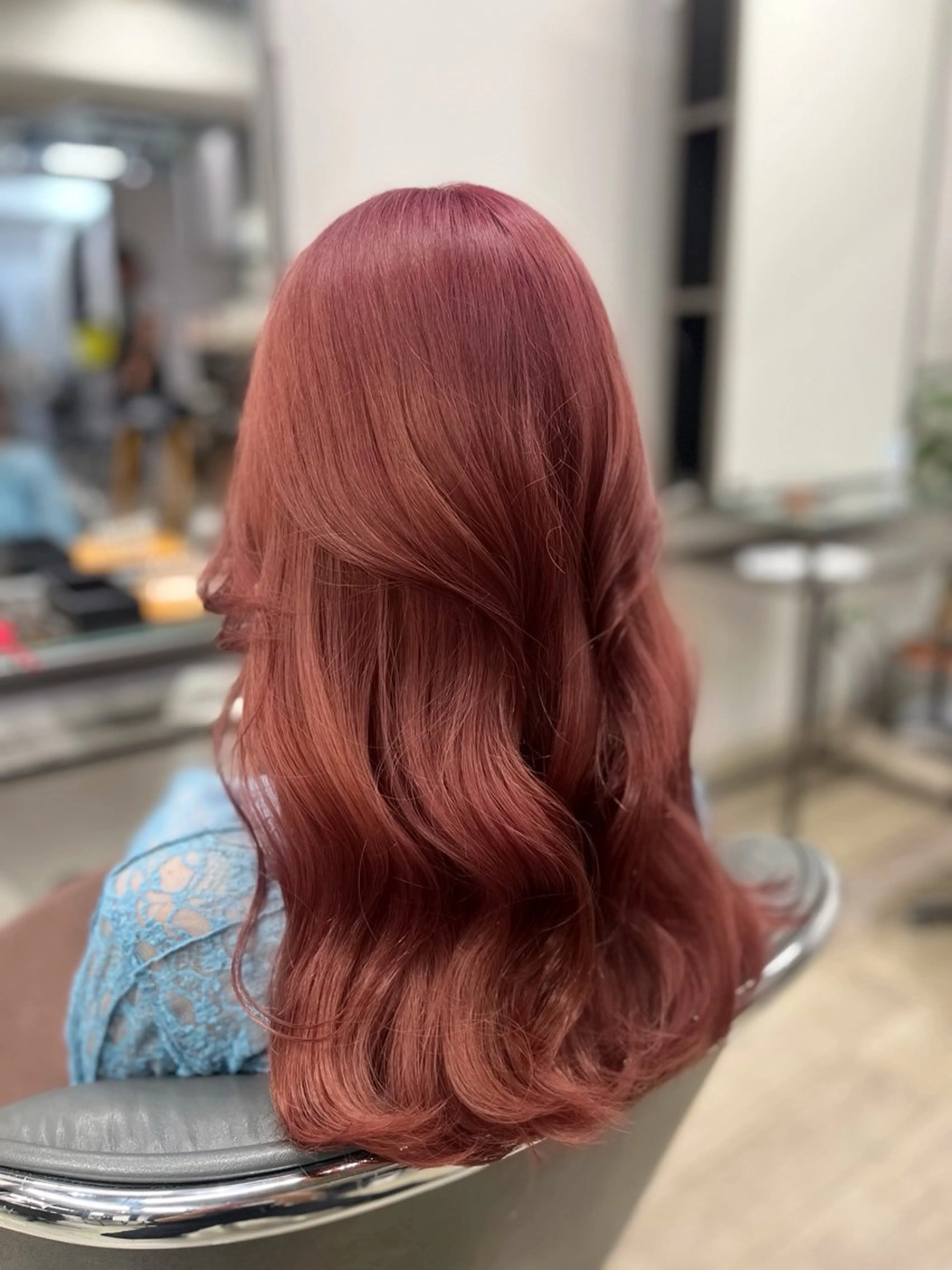 セミロング 髪質改善 トリートメント ヘアカラー JIN/暖色カラー /髪質改善/艶髪のヘアスタイル