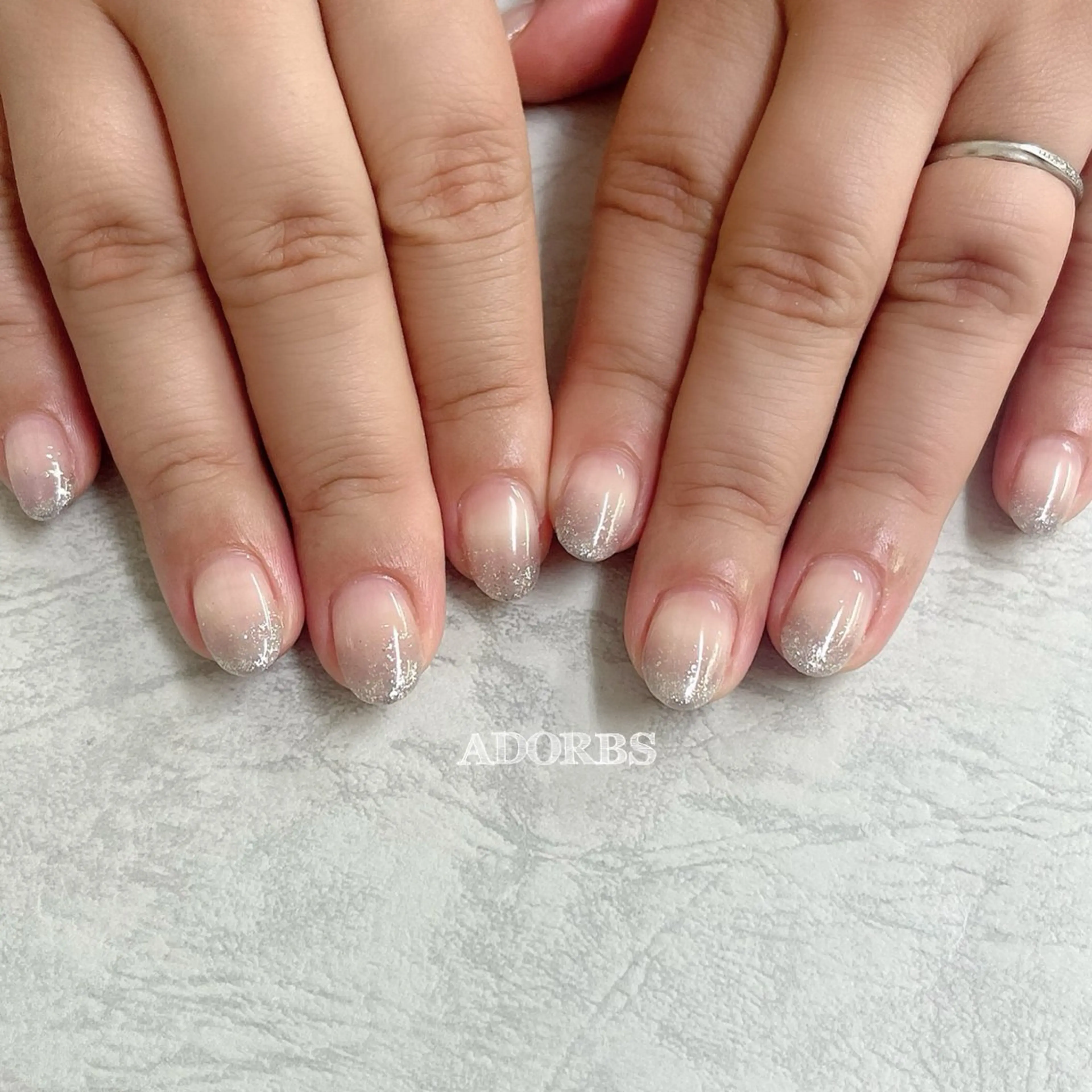 ネイル ラメ(グリッター) ハンドネイル ADORBS ✩上福岡のネイルデザイン