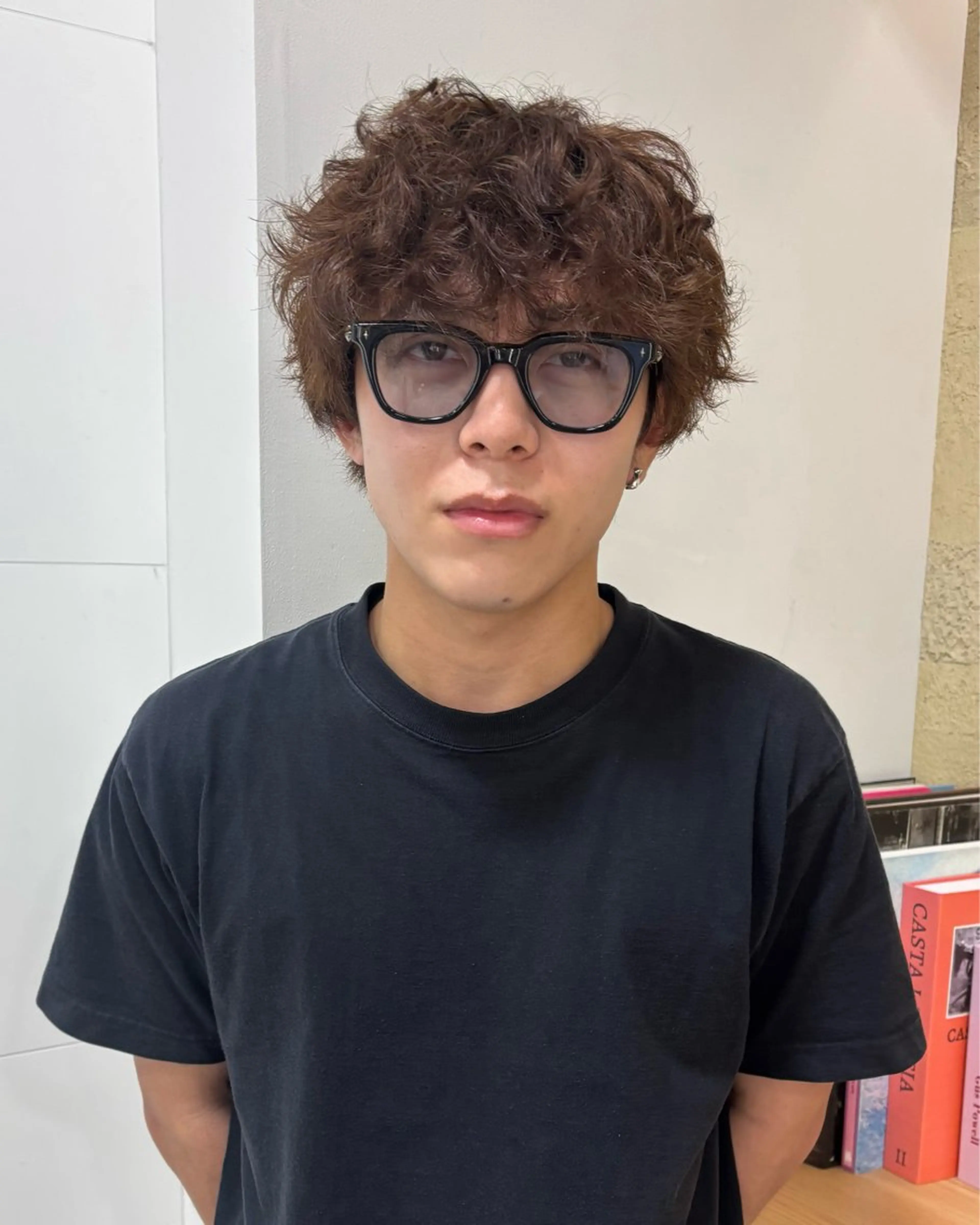 パーマ メンズ メンズパーマ 竹脇 美奈のヘアスタイル