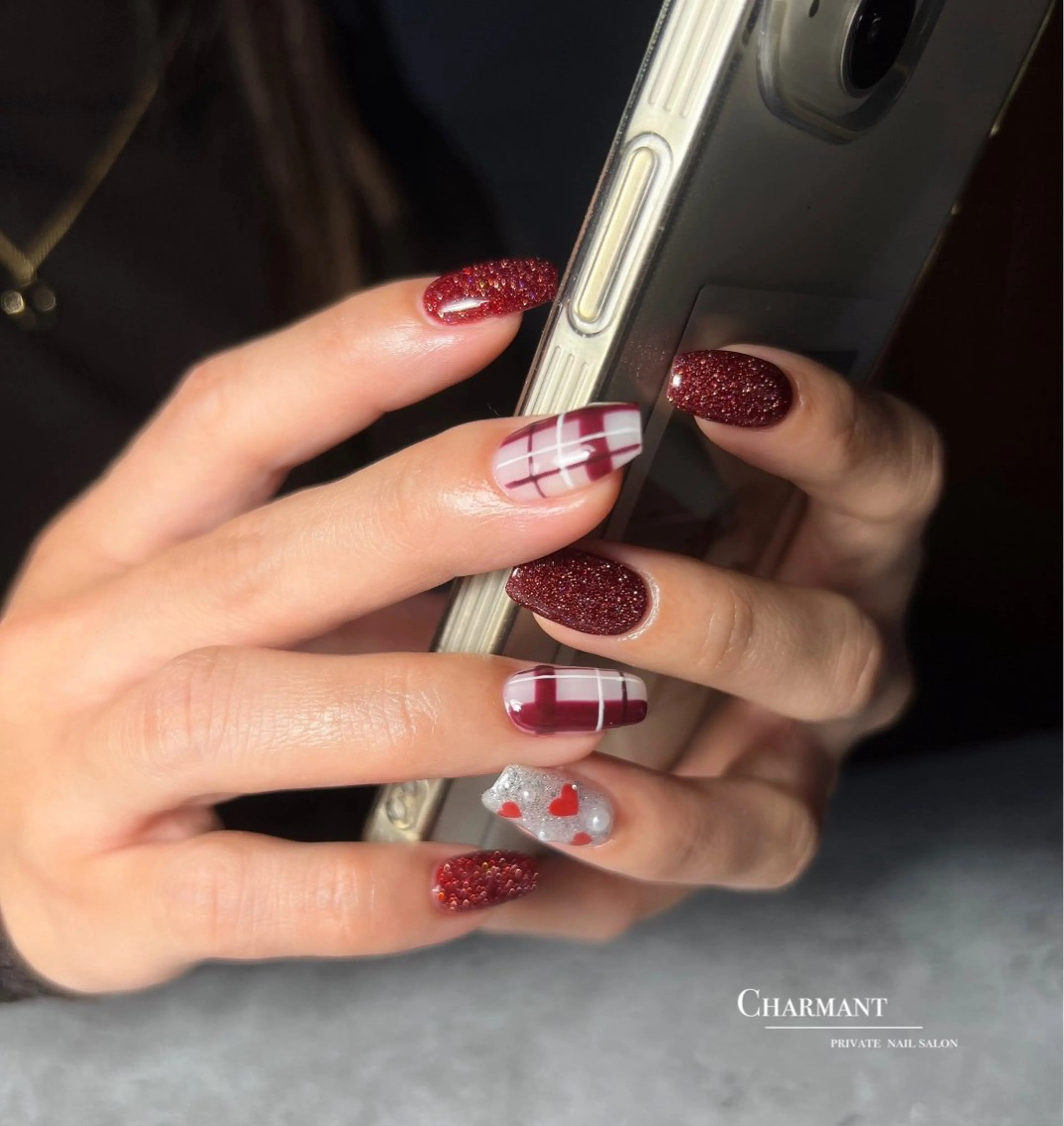 ネイル ハンドネイル Minako 【Charmant】のネイルデザイン