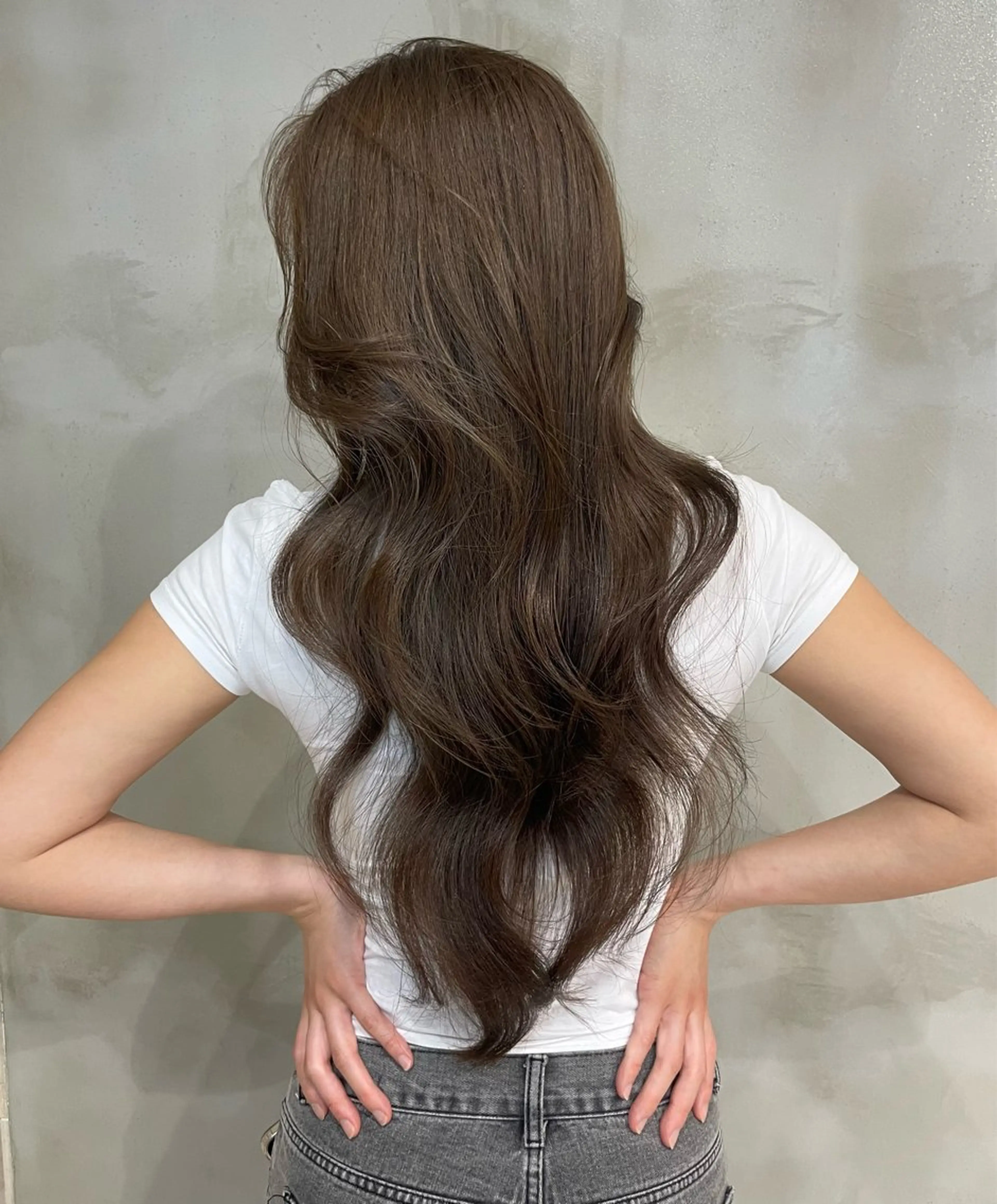 ロング カラー 艶カラー♡クール トレンドヘア♡アユミのヘアスタイル