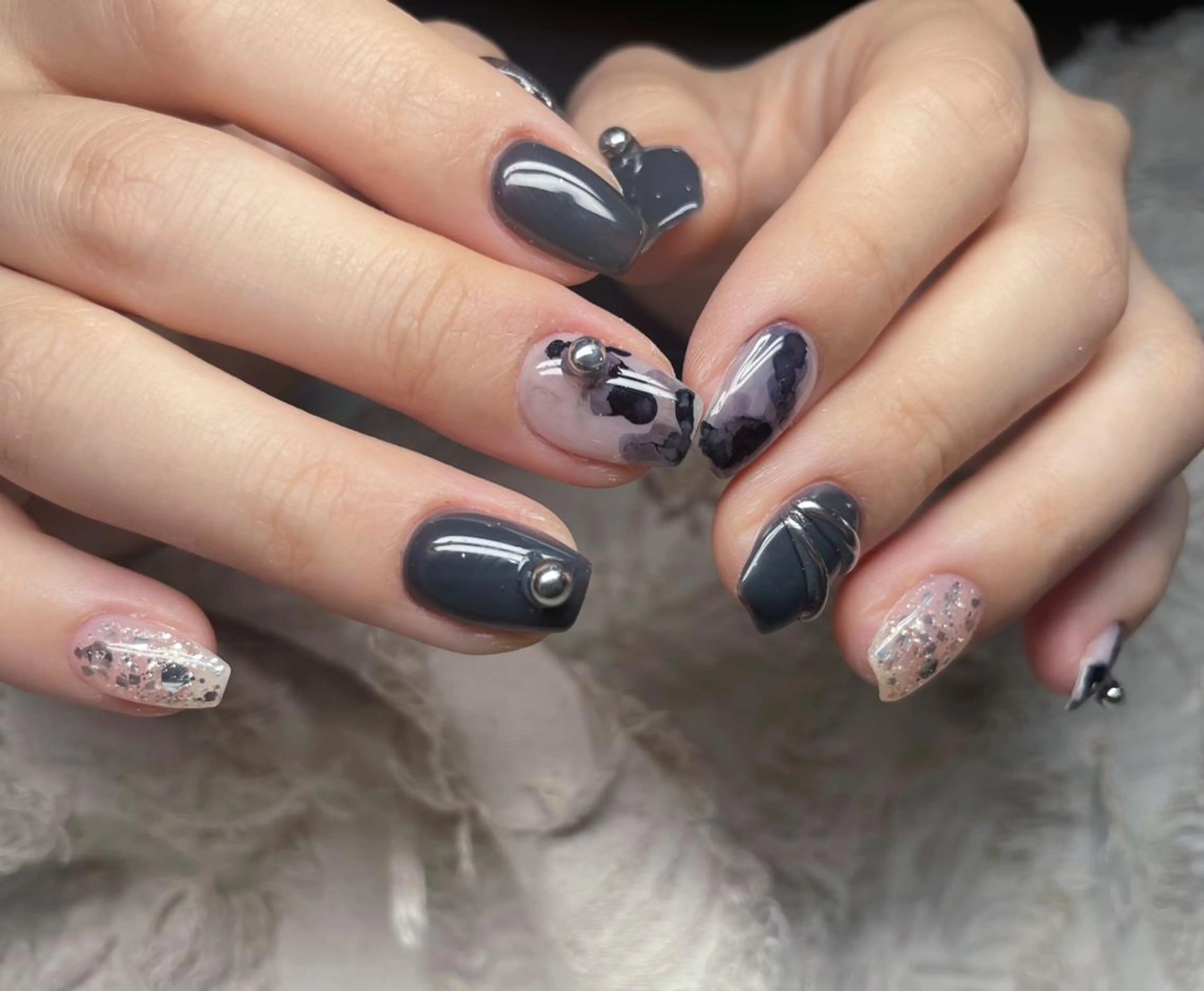 ネイル ハンドネイル MAKI💚💚💚 秋葉原.のネイルデザイン