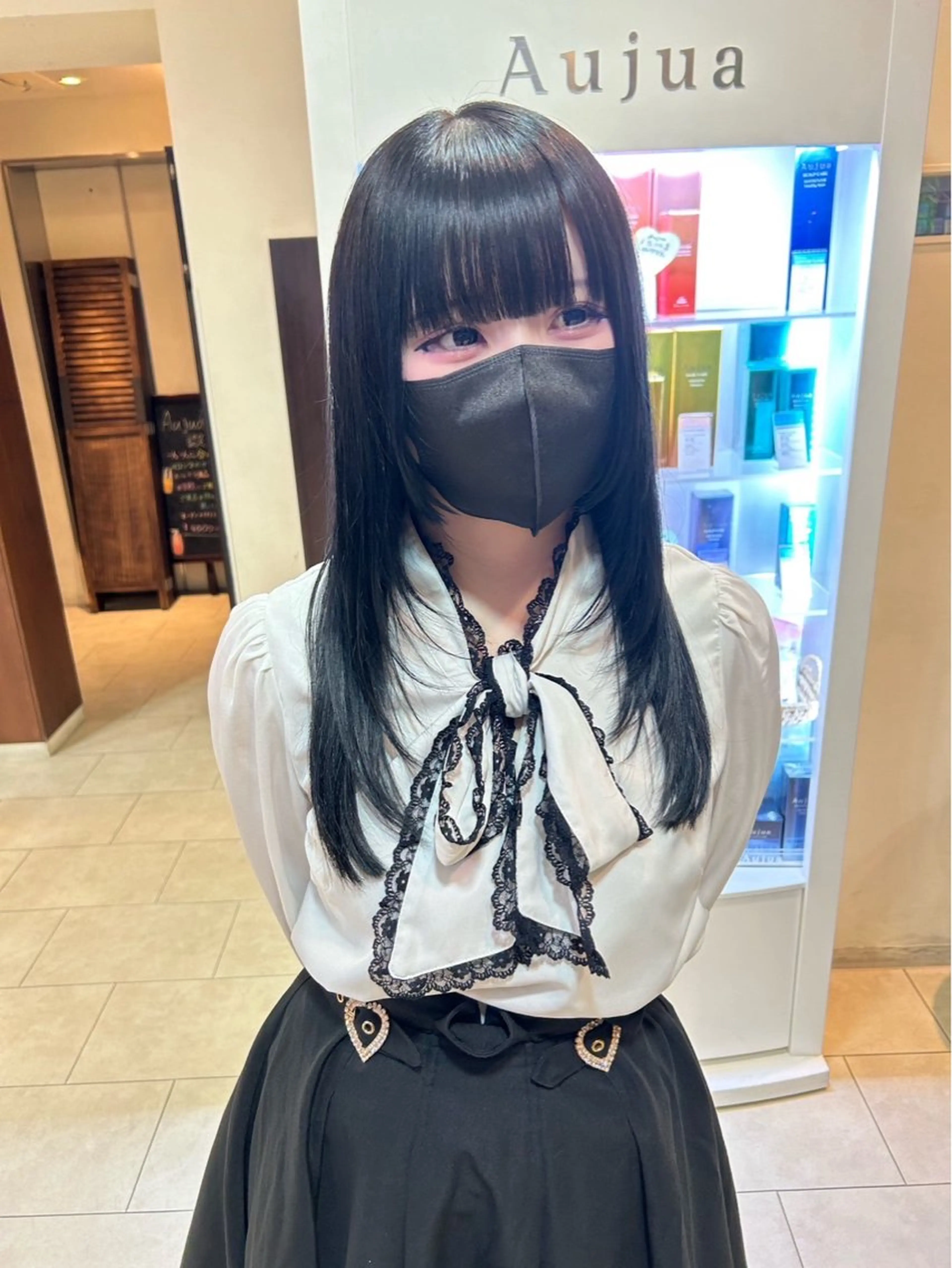 ロング カラー カット ヘアカラー 甲斐 司のヘアスタイル