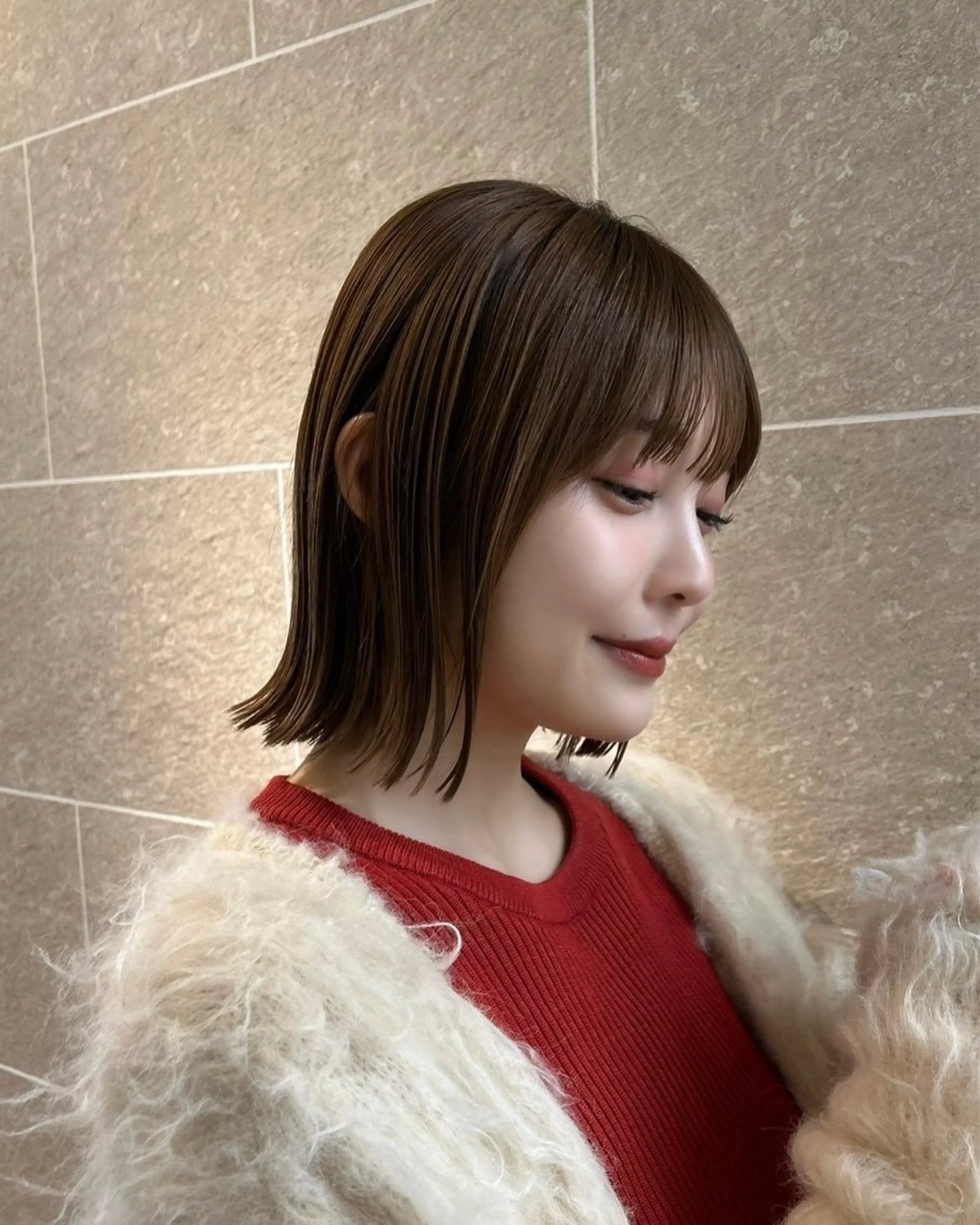 ミディアム ボブ ボブ/ミディアム/表 参道/美容師♡ゆいかのヘアスタイル