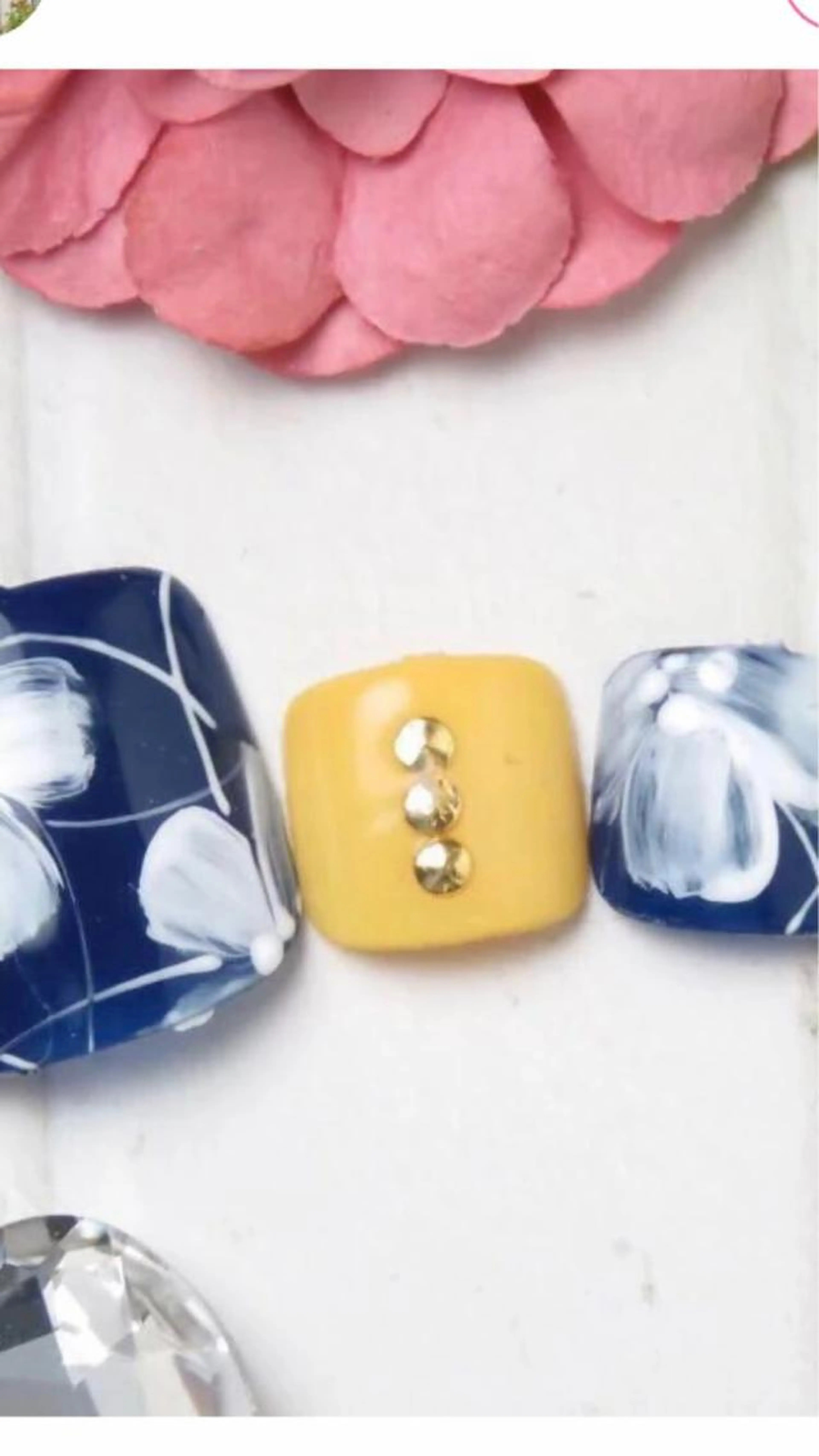 フットジェルネイル(オフなし★ミニモ限定価格★)＋デザインコース[画像持ち込みOK]の写真