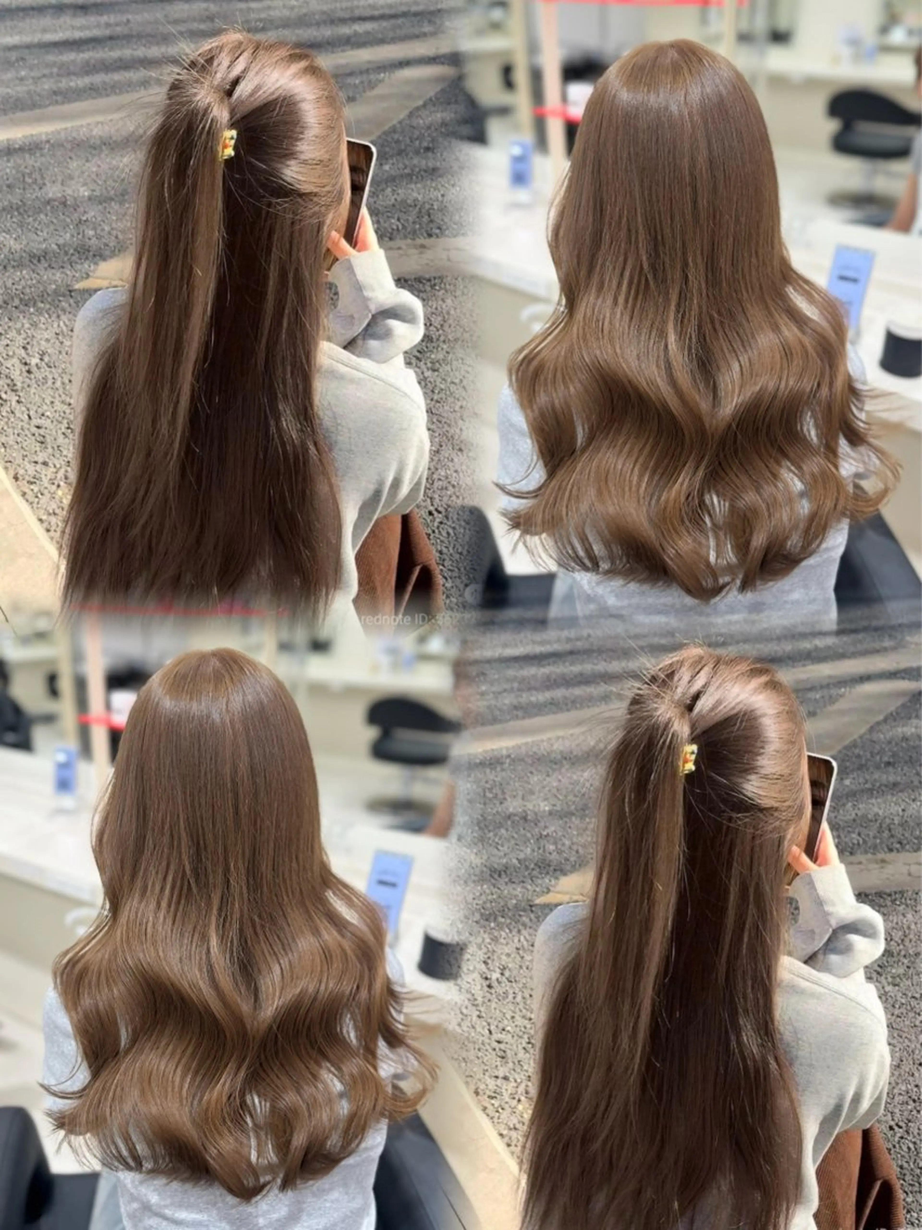 ロング カラー カット ヘアカラー 🤍韓国大人っぽ ベージュMAI🤍のヘアスタイル