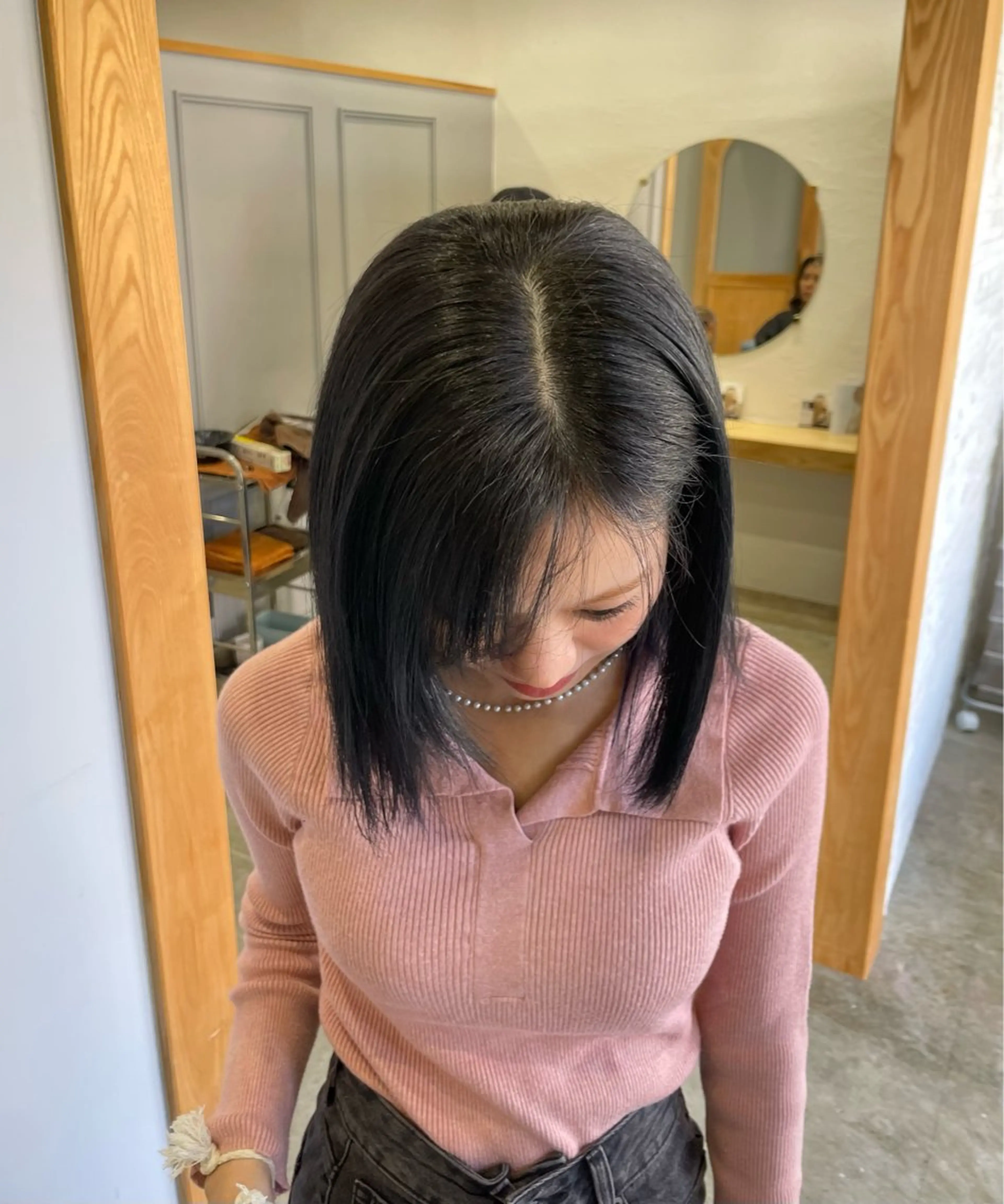 ミディアム miloc himekaのヘアスタイル