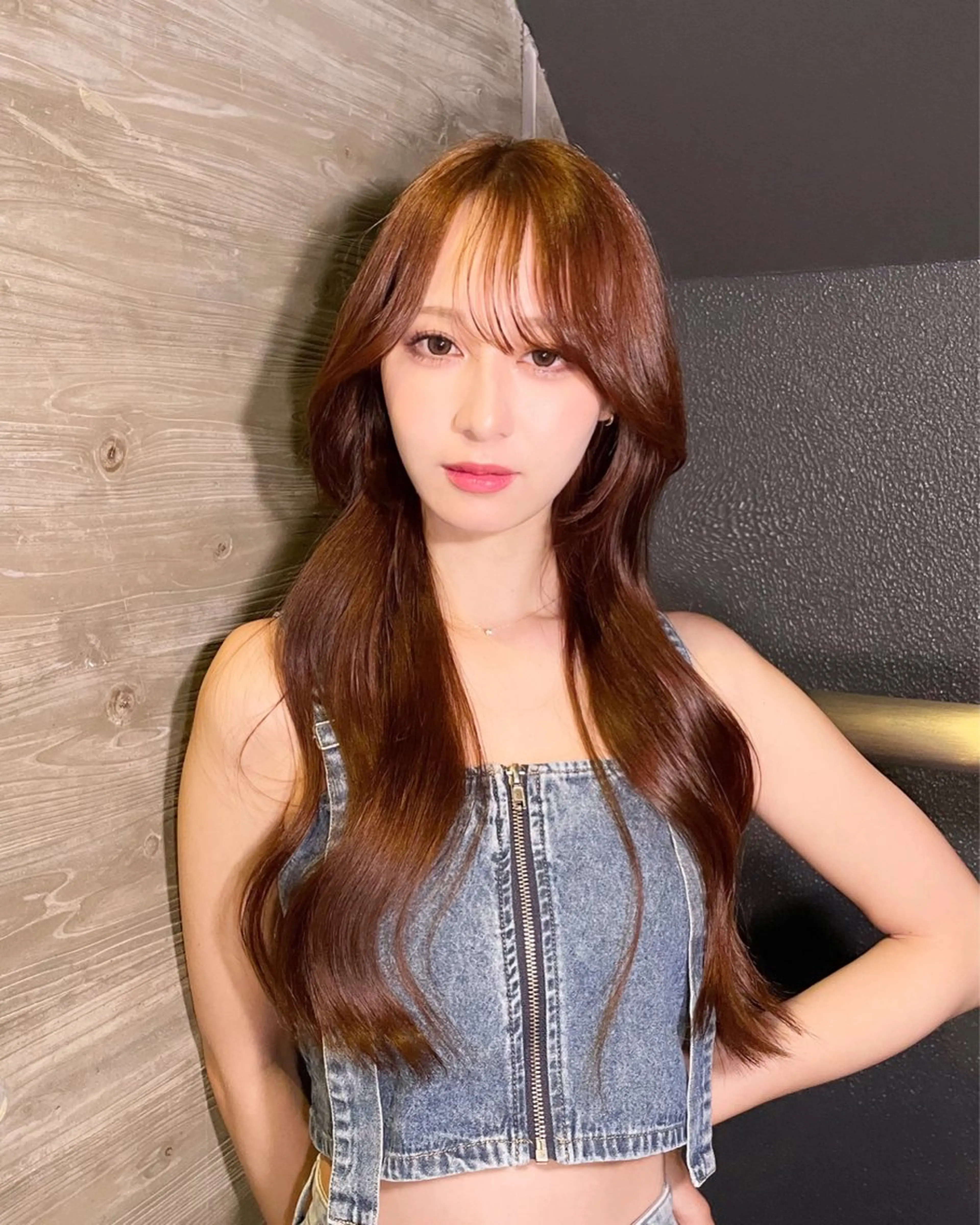 ロング カラー カット ヘアカラー 🦋韓国系指名No1 店長/圓山 祐也🦋のヘアスタイル