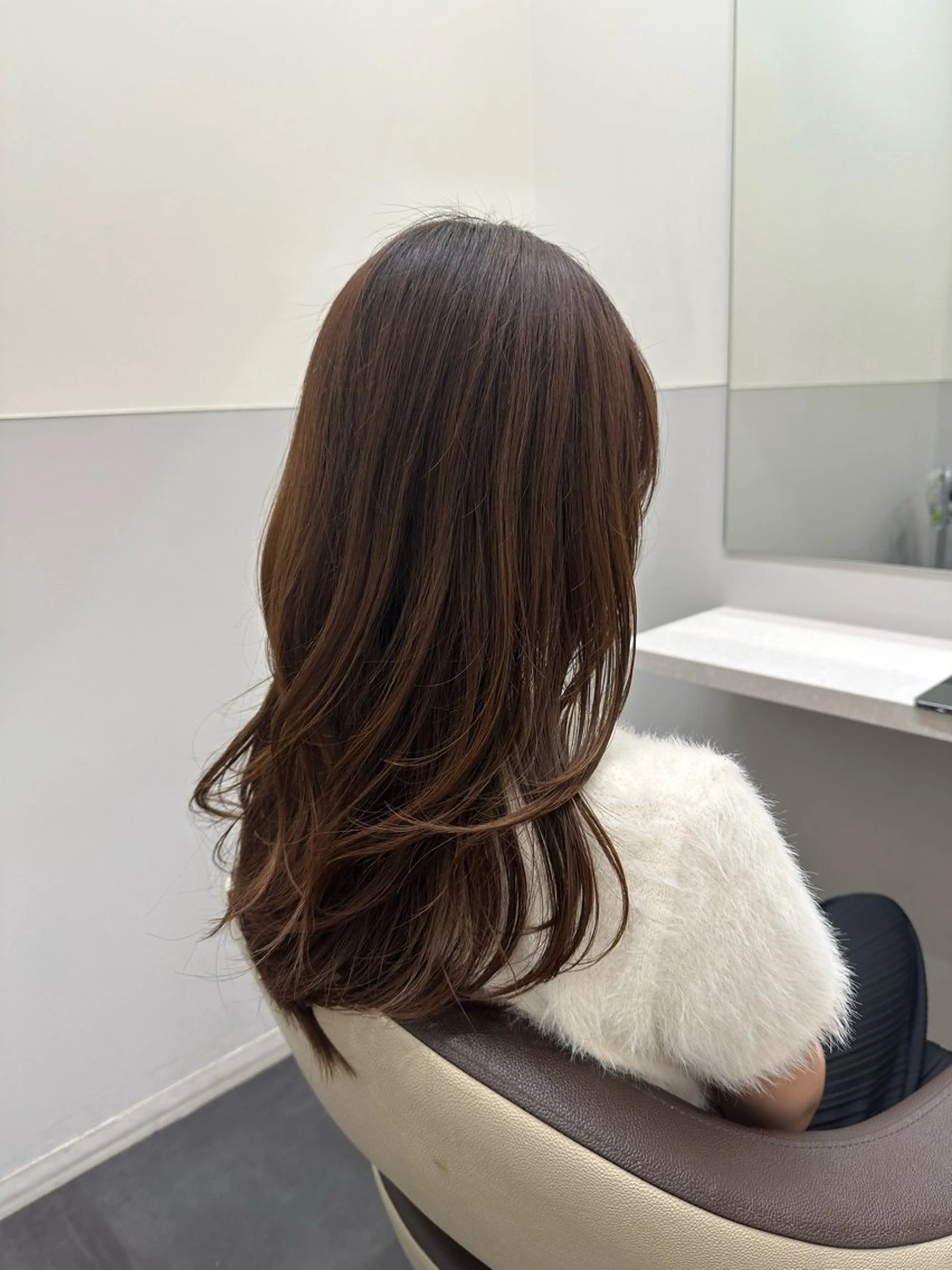 ロング レイヤーカット カット トリートメント 【レイヤー/韓国風 /髪質改善】RINのヘアスタイル