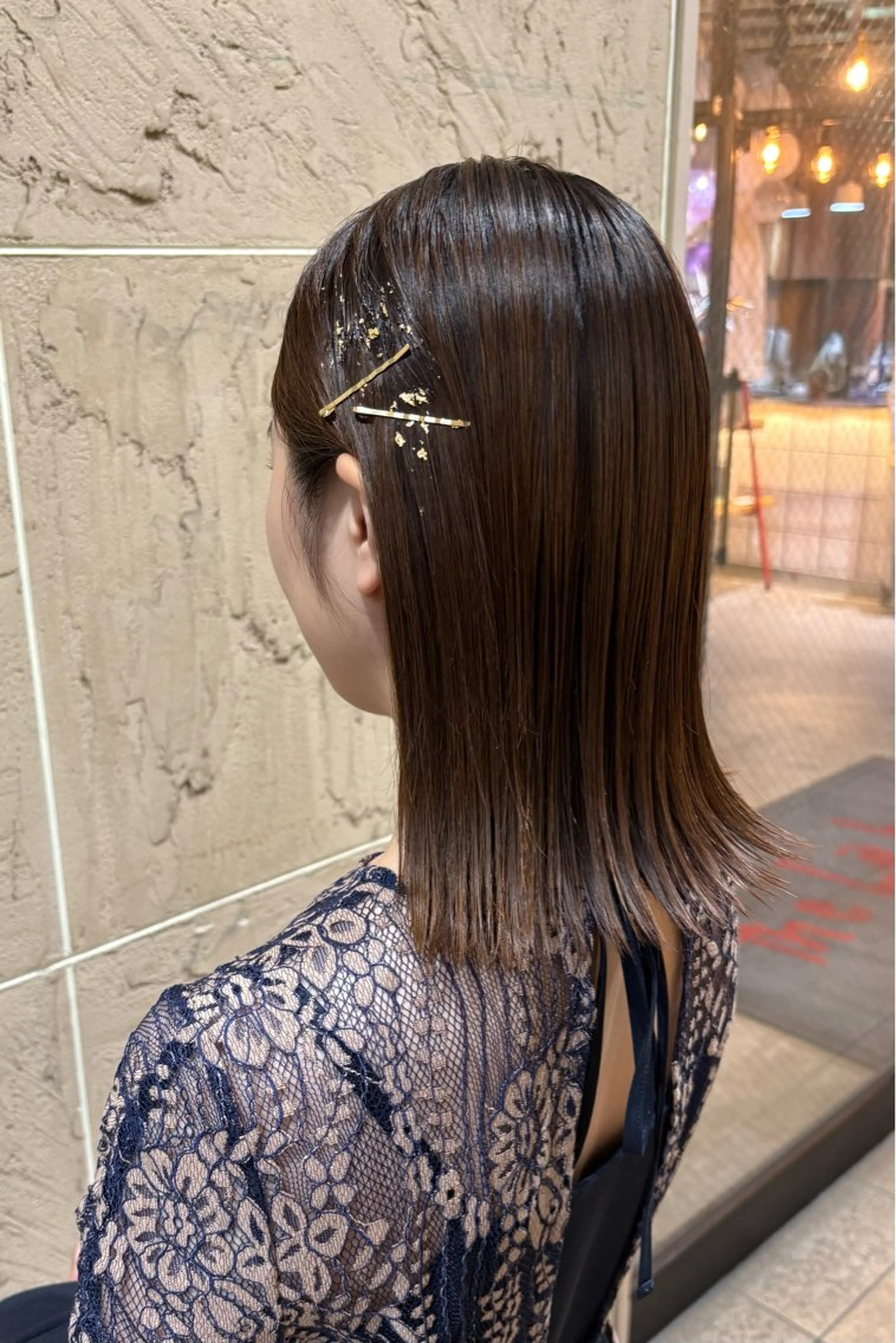 セミロング ヘアアレンジ 菊地 紗矢のヘアスタイル