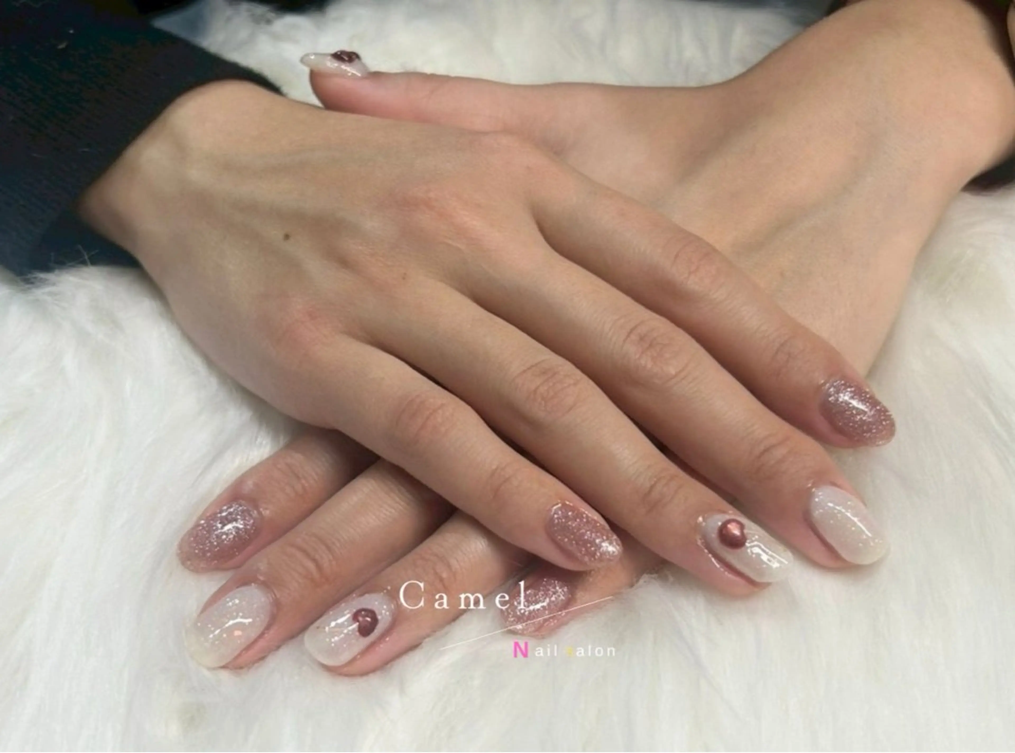 ネイル ハンドネイル Camel. YUIのネイルデザイン