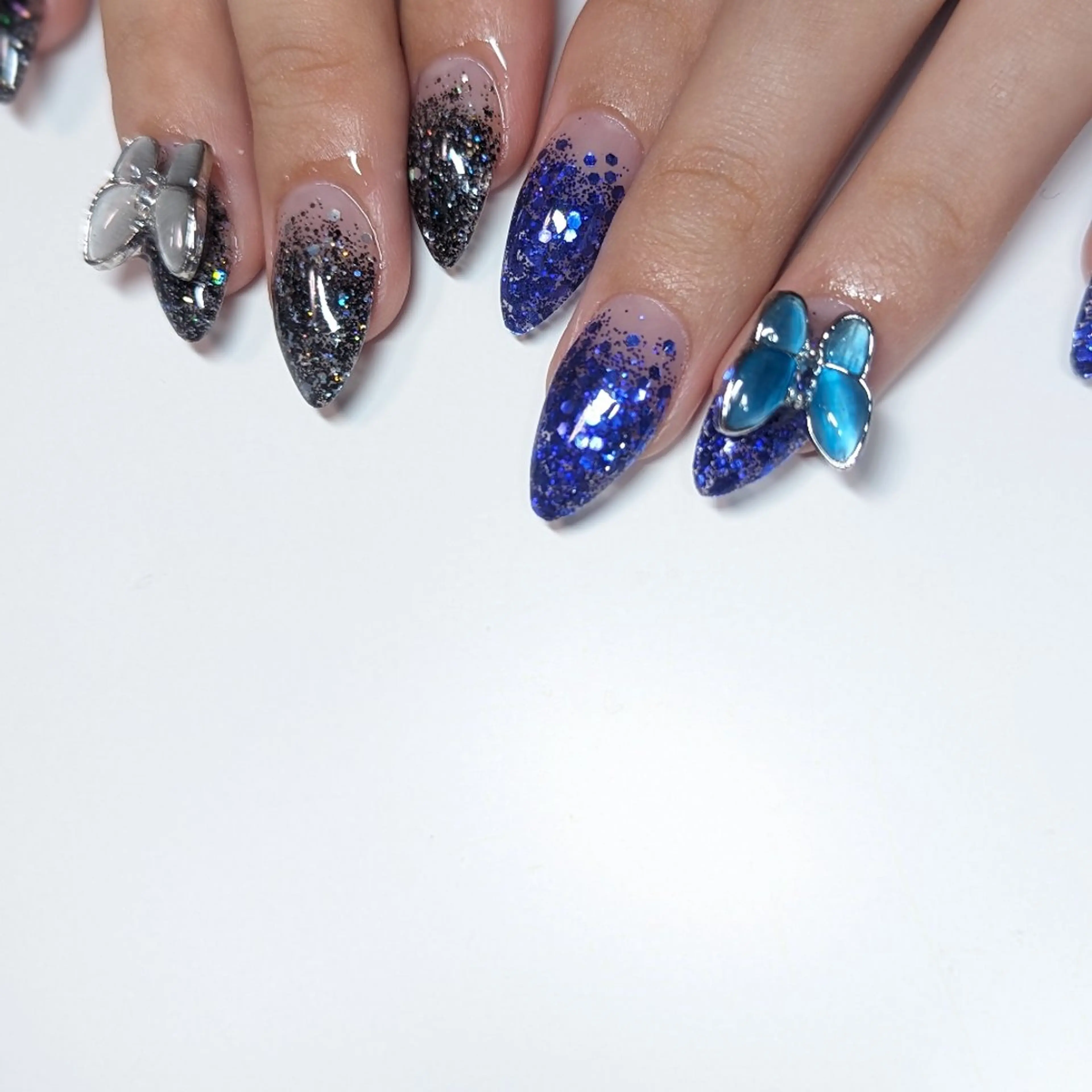 ネイル スカルプネイル ショートネイル ハンドネイル クロキ 。のネイルデザイン