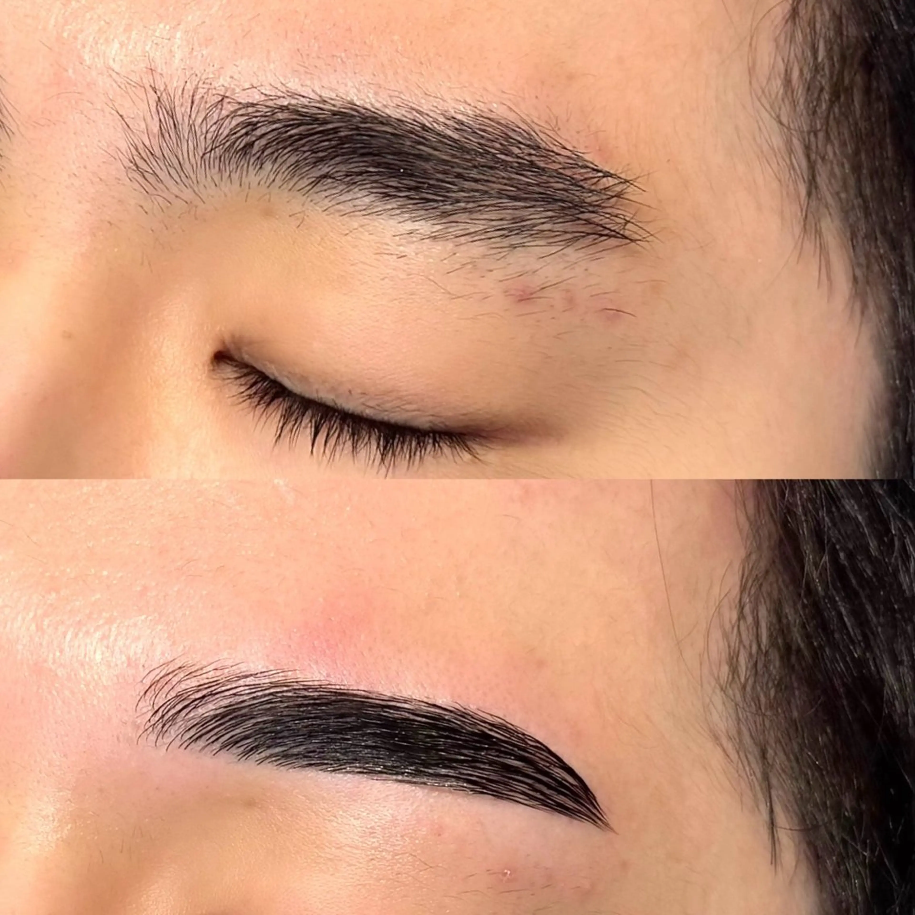 ブロウラミネーション（ワックス＆パーマ）🚺🚹の写真