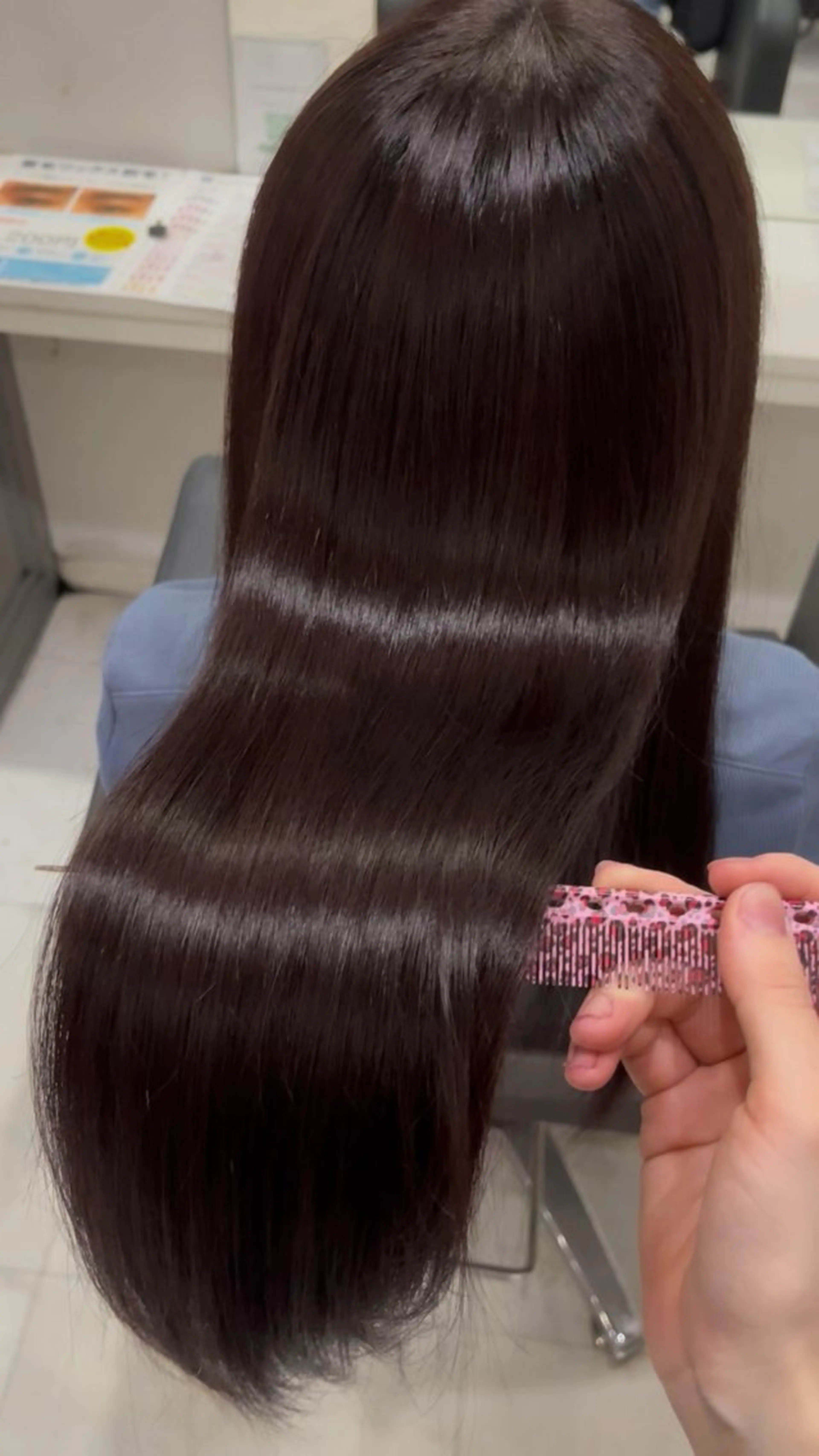 セミロング カラー ヘアカラー トリートメント 🦋エクステ/透明感 /艶髪🦋REISAのヘアスタイル