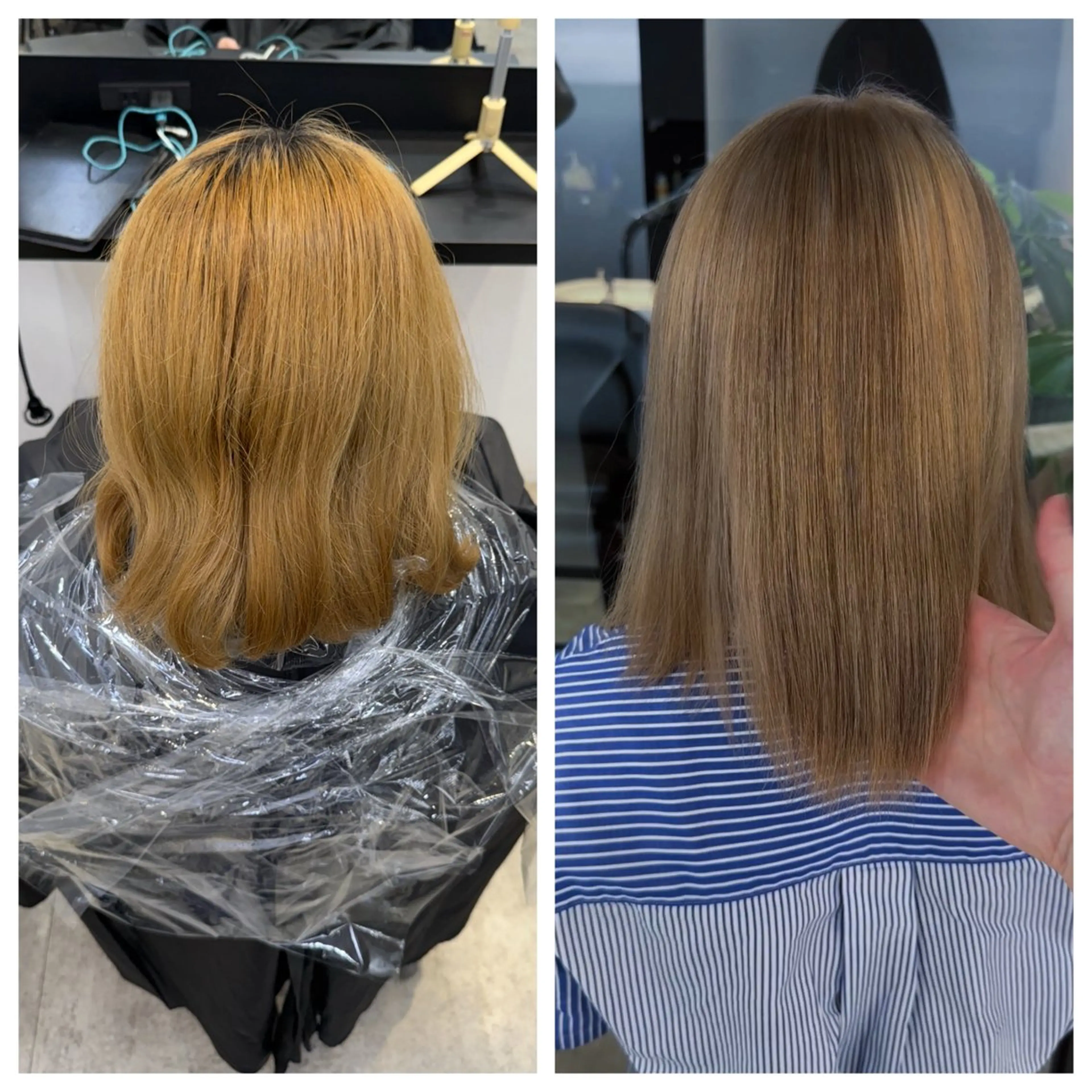 ショート 縮毛矯正 ヘアカラー 縮毛矯正 トリートメント け んブリーチ縮毛矯正のヘアスタイル