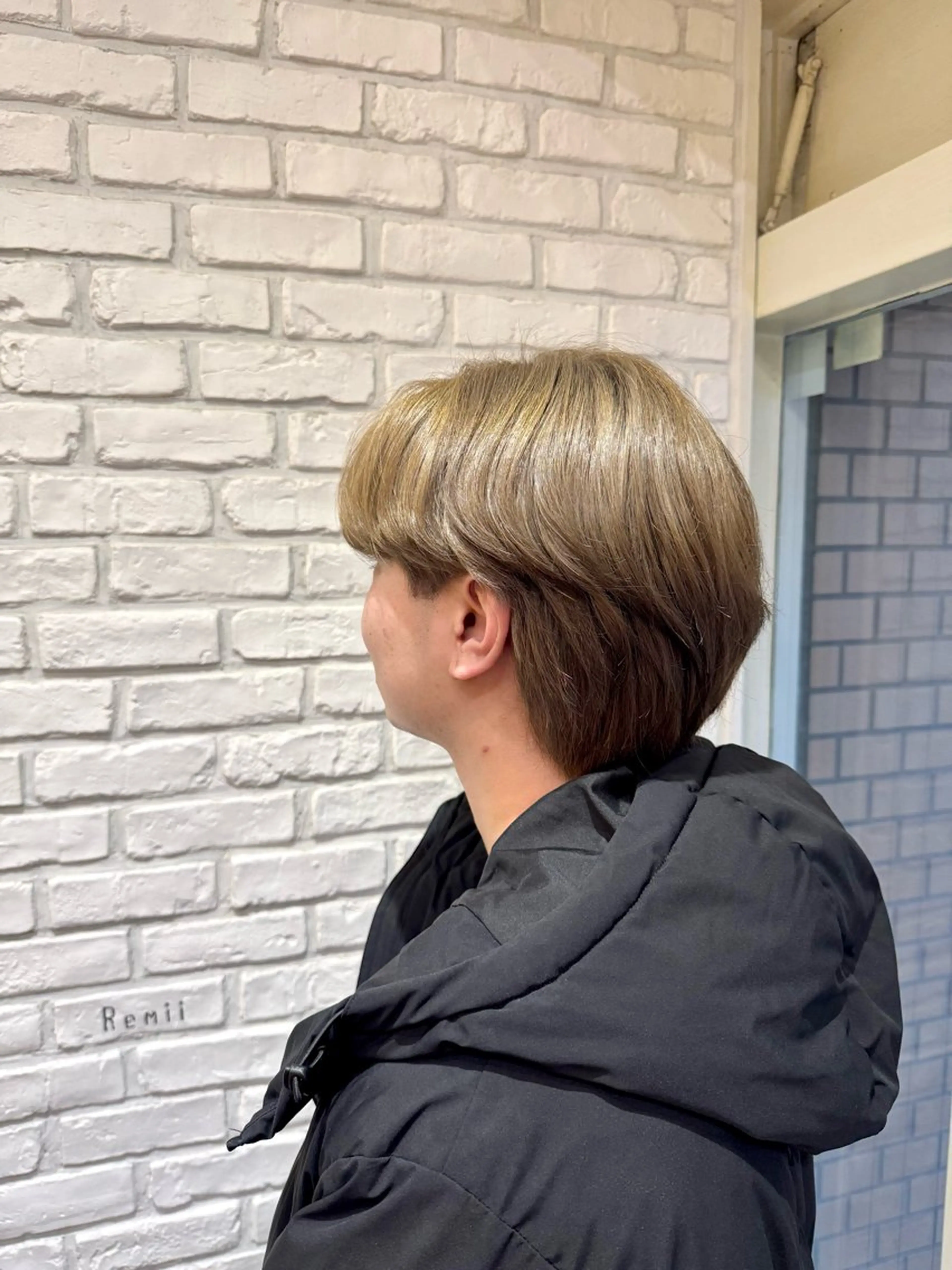 カラー メンズ ベージュカラー けー すけのヘアスタイル