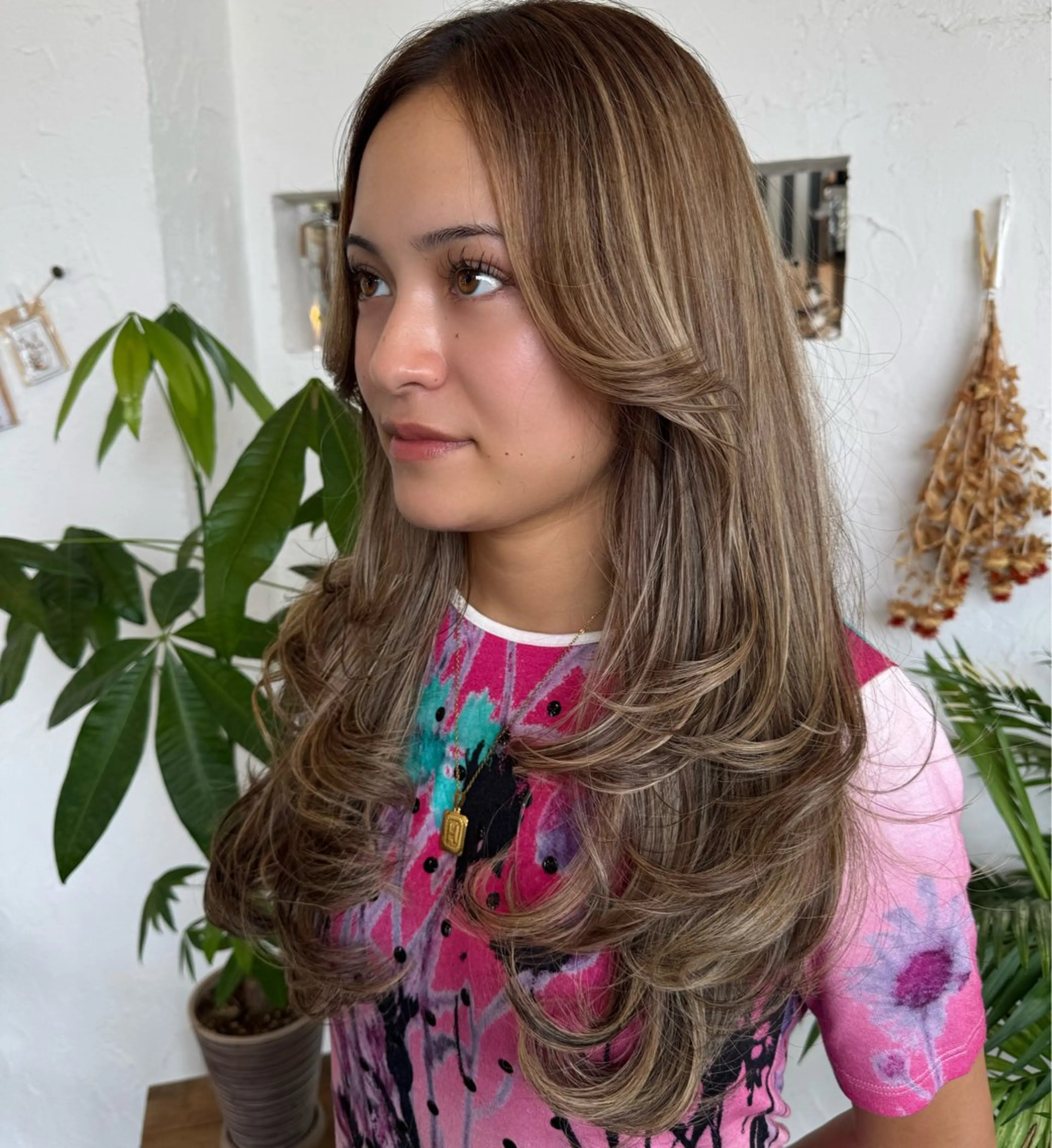 ロング カラー ヘアカラー 🌸小掛🌸 豊橋外国人風カラーのヘアスタイル