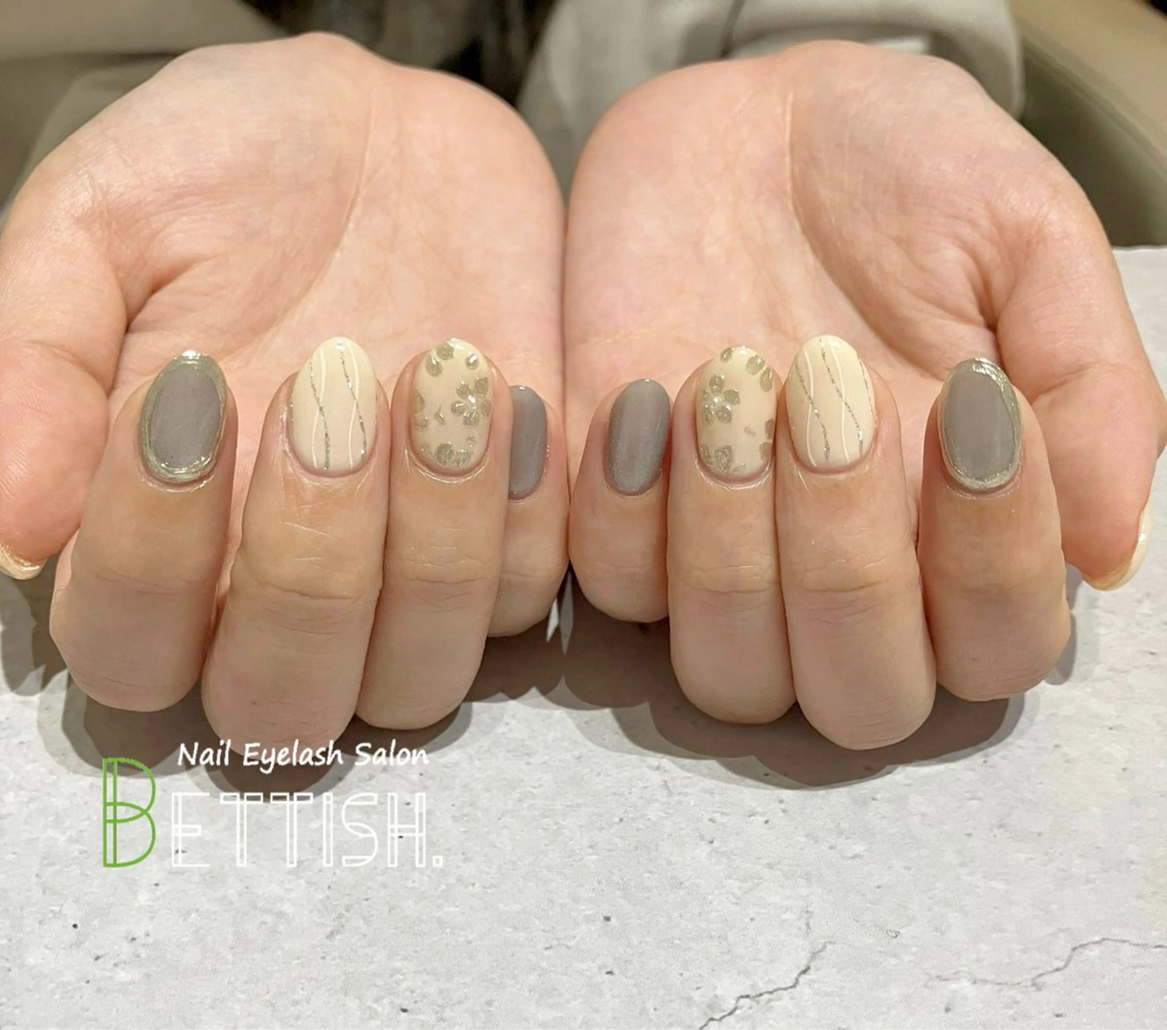 ネイル マグネットネイル ミラーネイル ハンドネイル BETTISH. KUMIKO☺︎︎のネイルデザイン