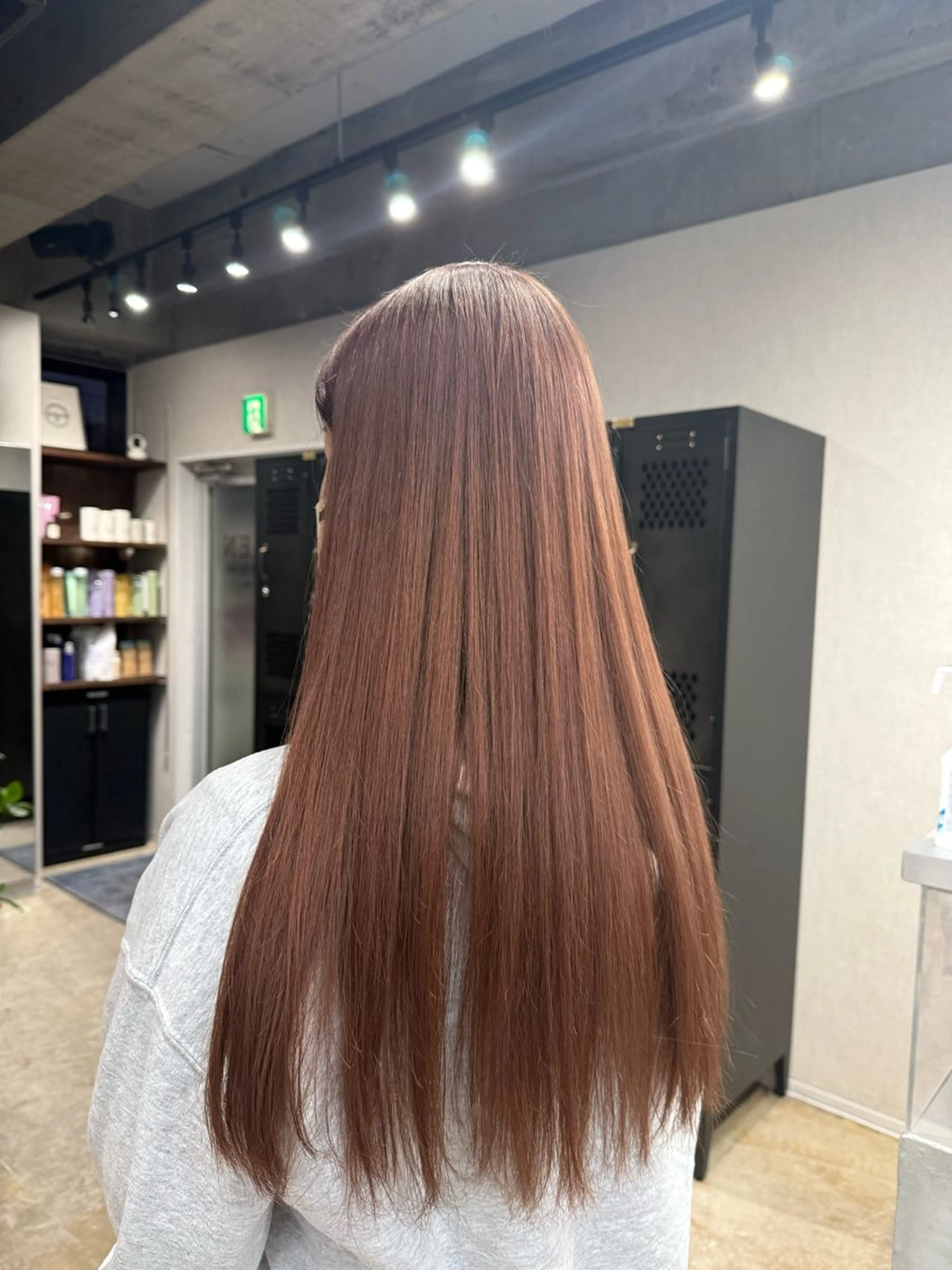 カラー ベージュカラー ピンクカラー ピンクベージュ ヘアカラー ルシ🌈/ハイトーン デザインカラー/町田のヘアスタイル