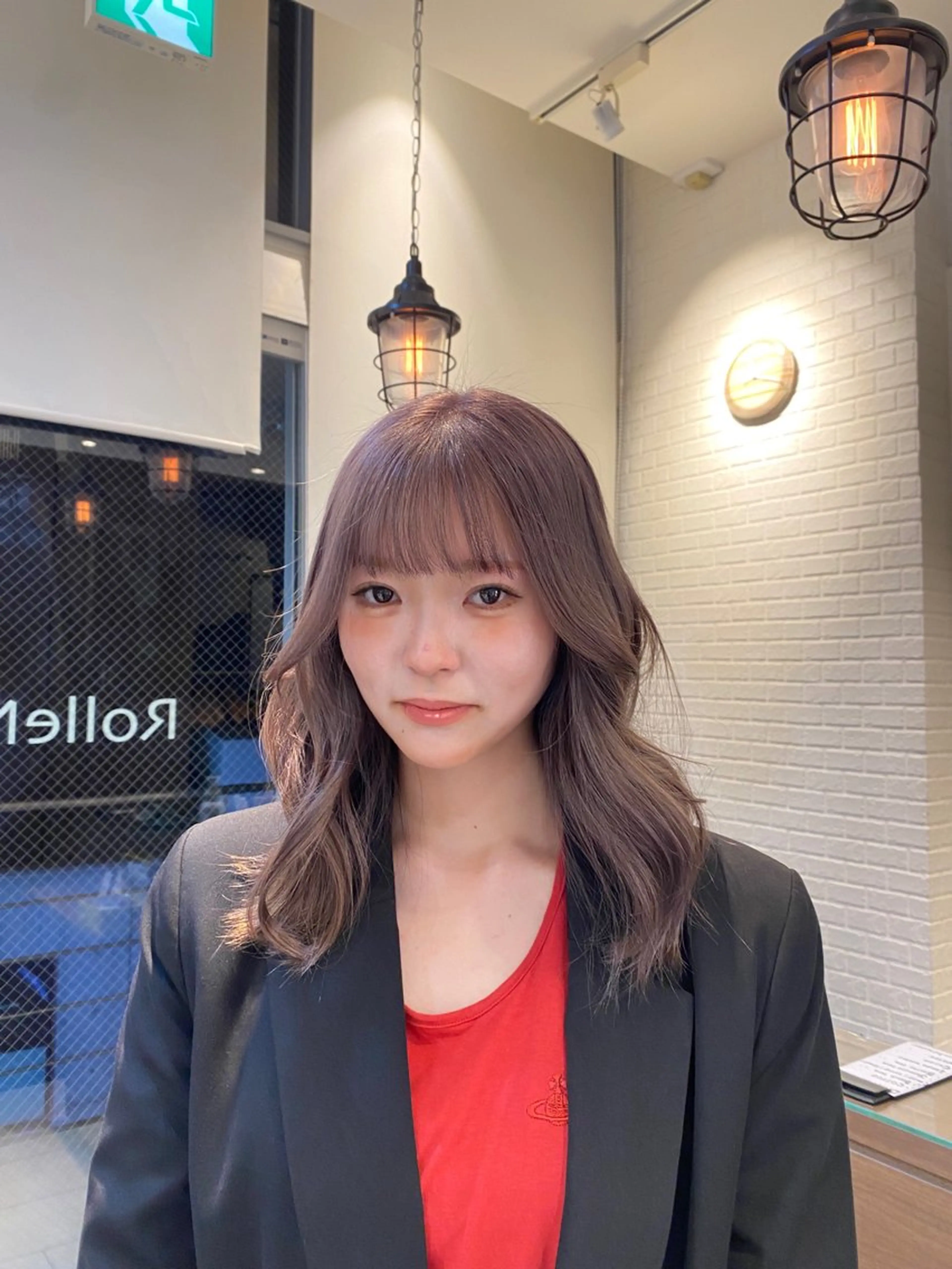 ミディアム カラー パーマ/カット ひより🎀🎀のヘアスタイル