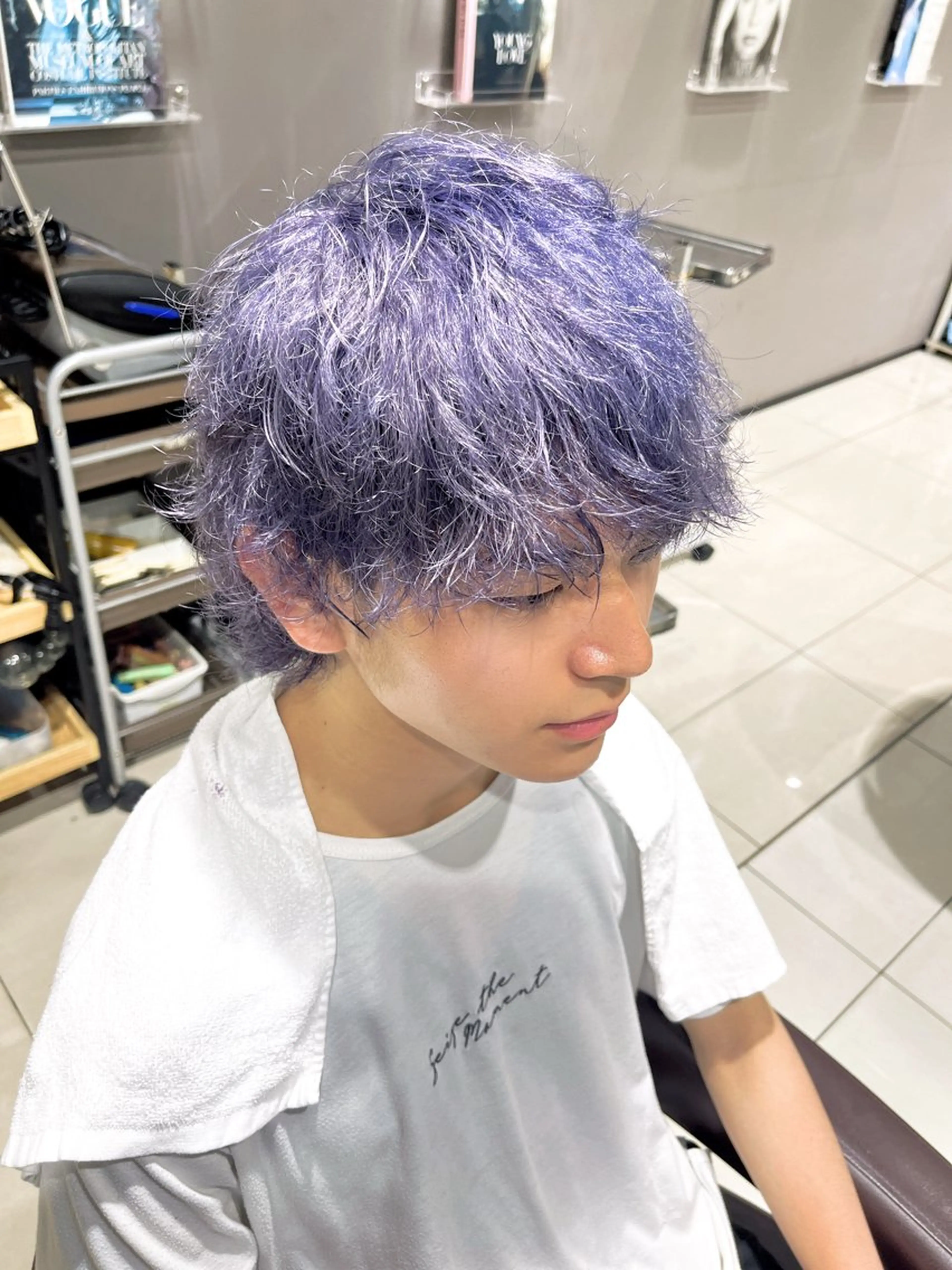 ［🐻‍❄️ミニモ限定新規特別価格🐻‍❄️］ブリーチ➕ヘアカラーの写真