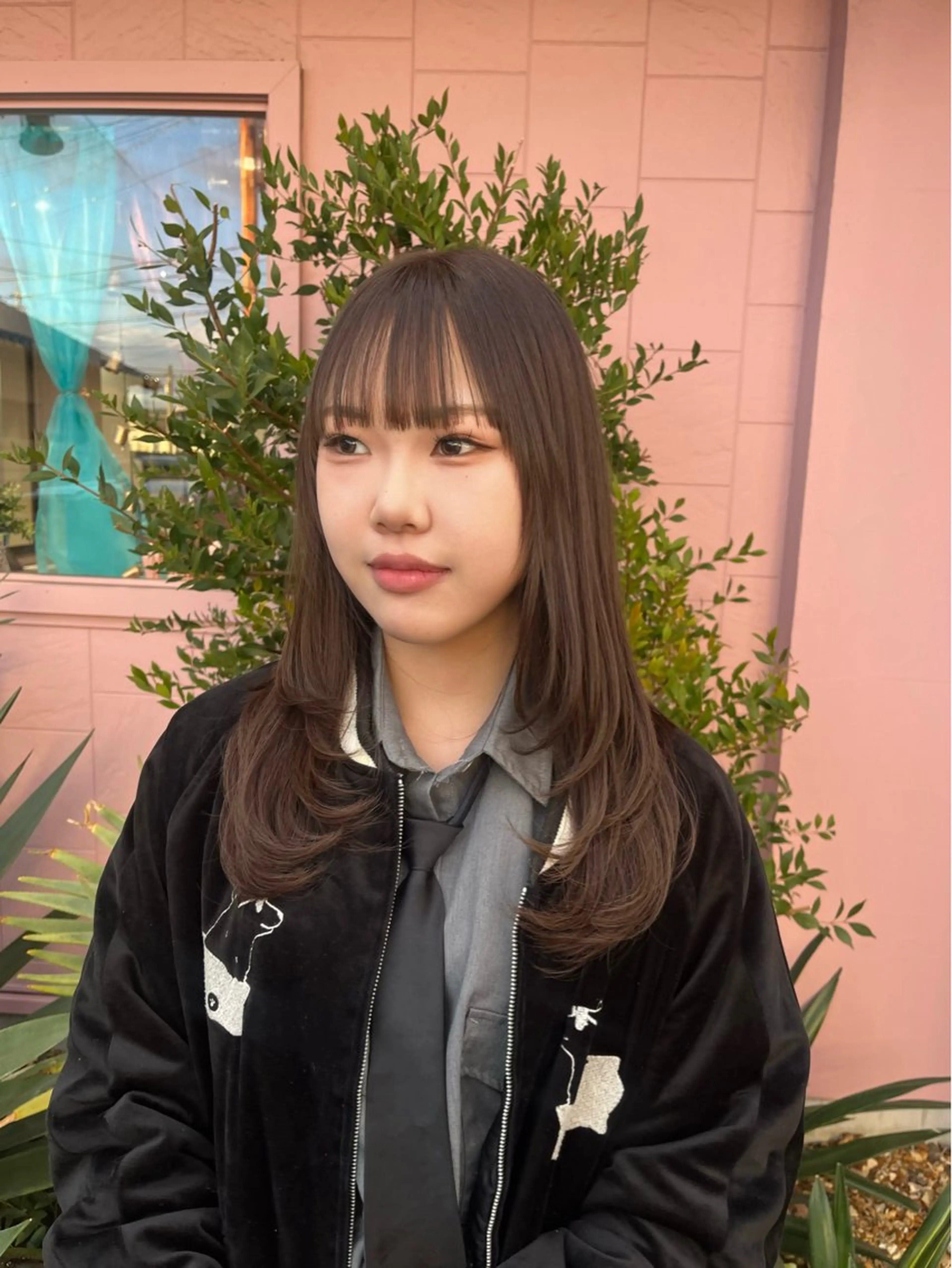 ロング カラー カット ヘアカラー フルールドソレイユ所属・♡ナナコ♡ レイヤー/艶髪のヘアスタイル